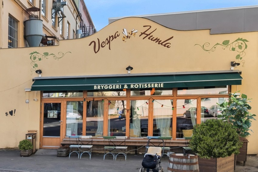 Populære Vespa er rett ved. Galleribilde