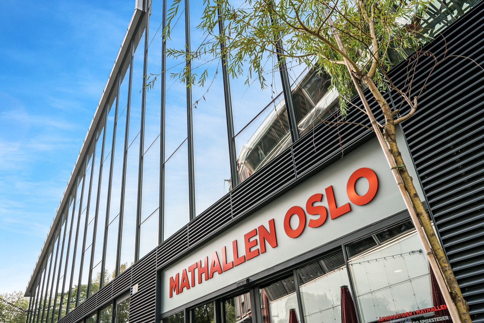 Mathallen ligger 15 minutter gange unna leiligheten. Galleribilde