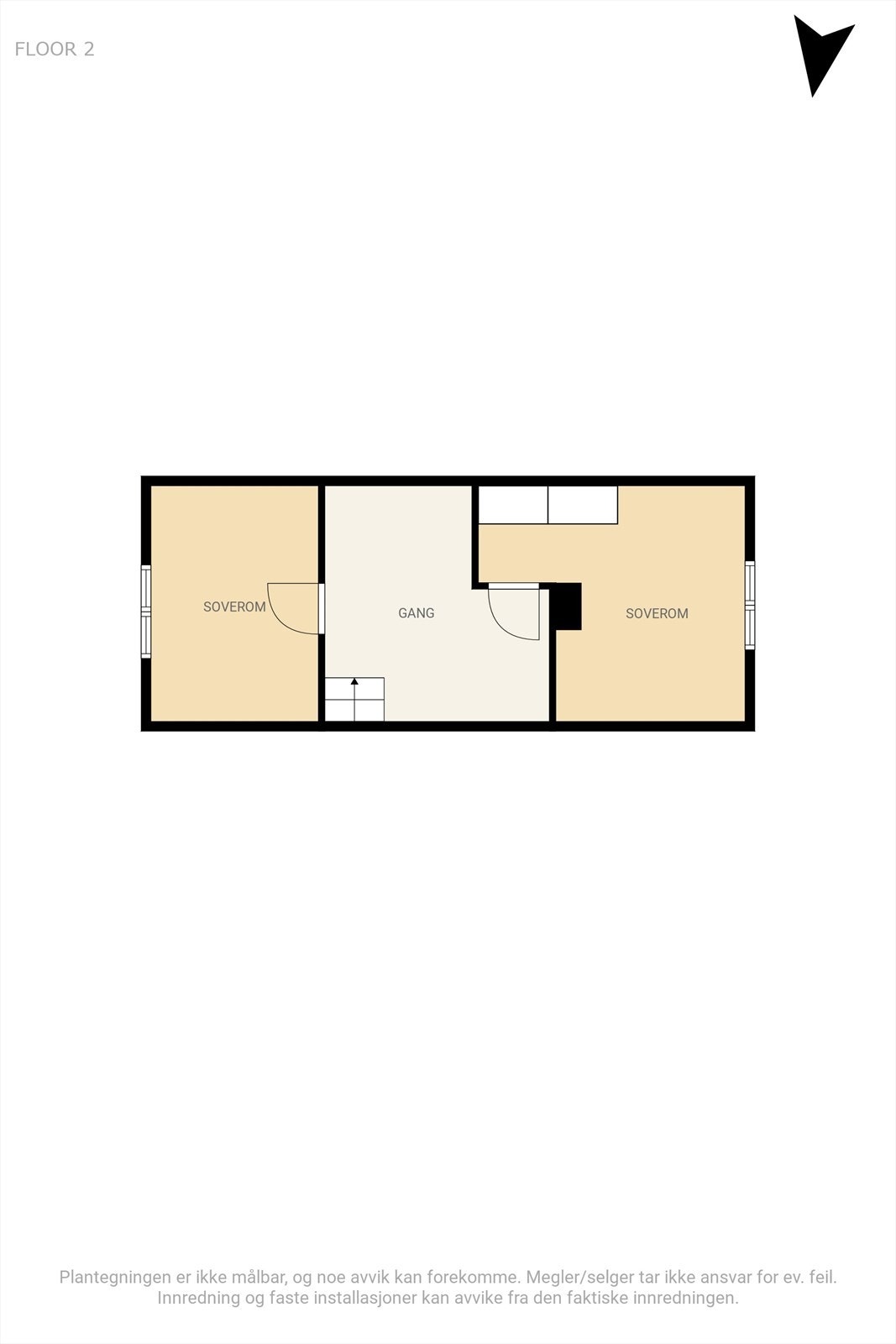 Plantegning loftplan Galleribilde