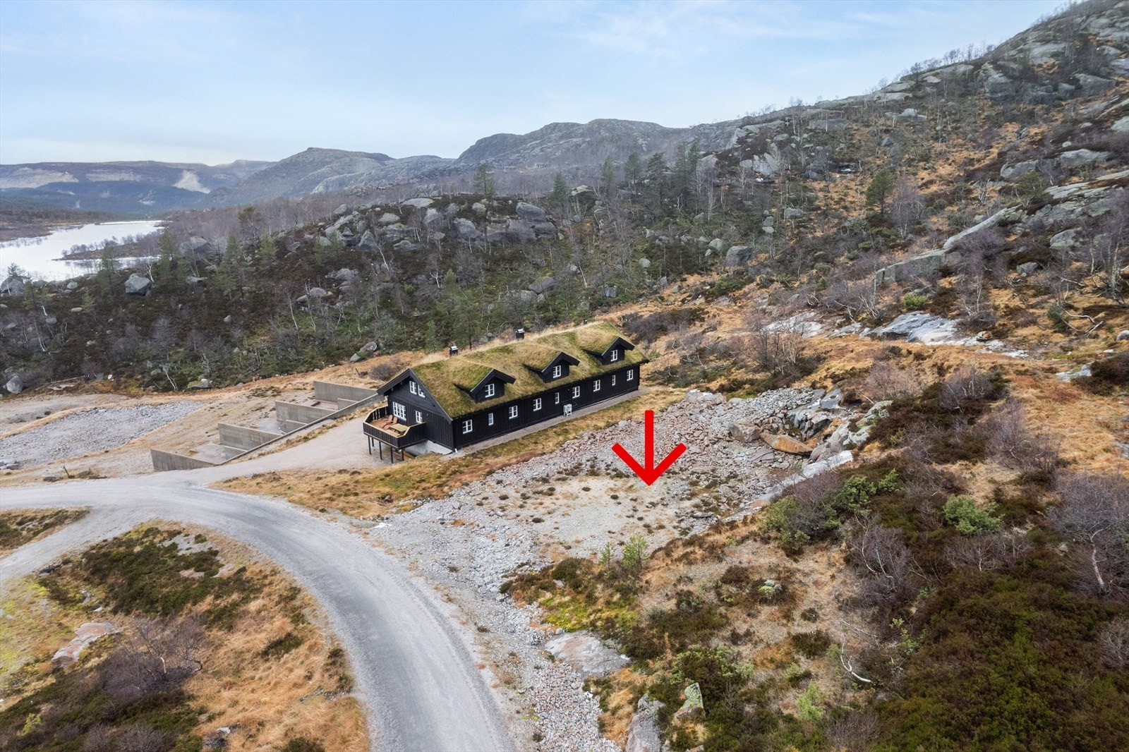 Tomtestørrelse: 869 kvm. Galleribilde