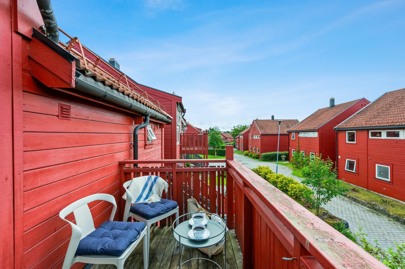 Leiligheten har en fin beliggenhet i borettslaget Galleribilde