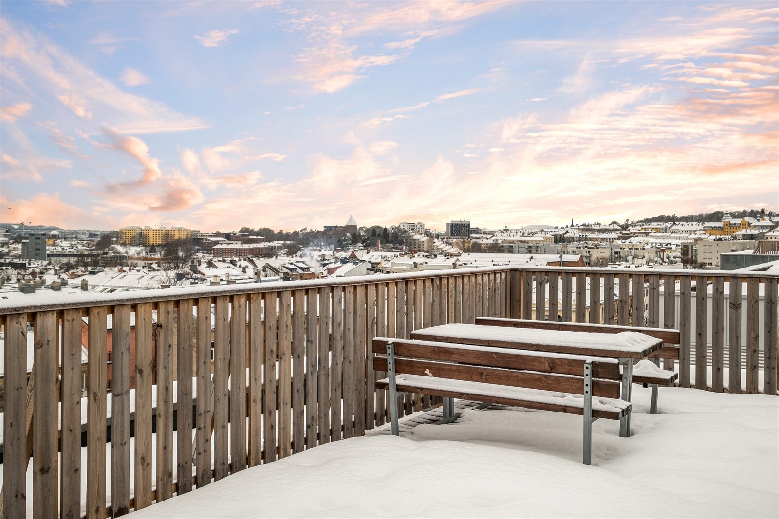 Felles takterrasse. Galleribilde