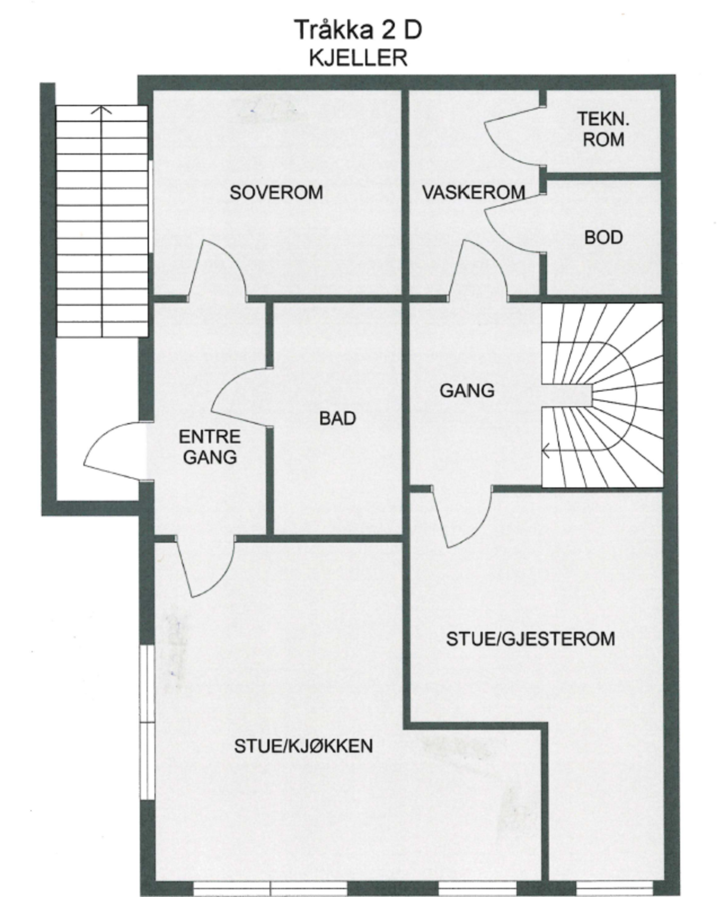 Plantegning u.etasje. Galleribilde
