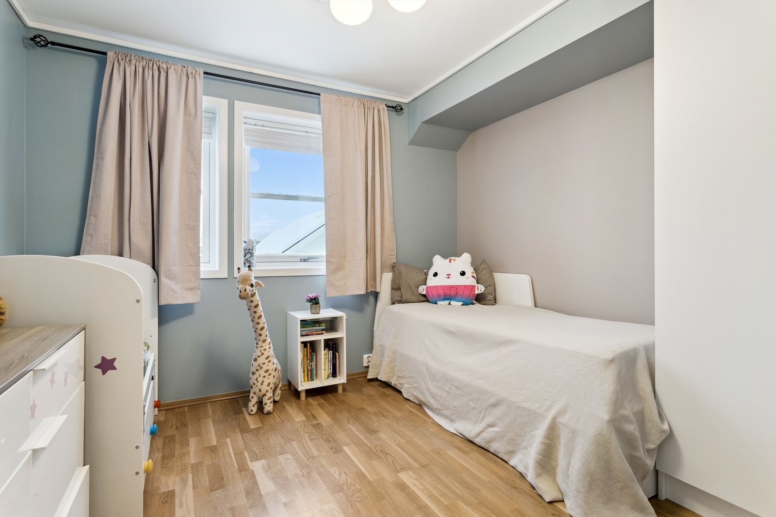 Soveromene måler ca. 10 og 12,6 kvm. Galleribilde