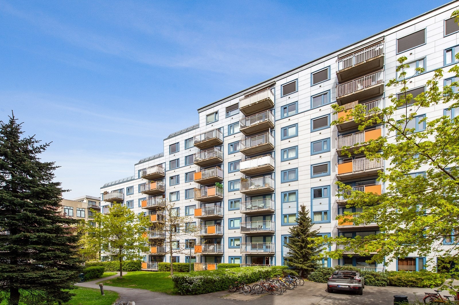 Uteområdene på sommerstid. Galleribilde