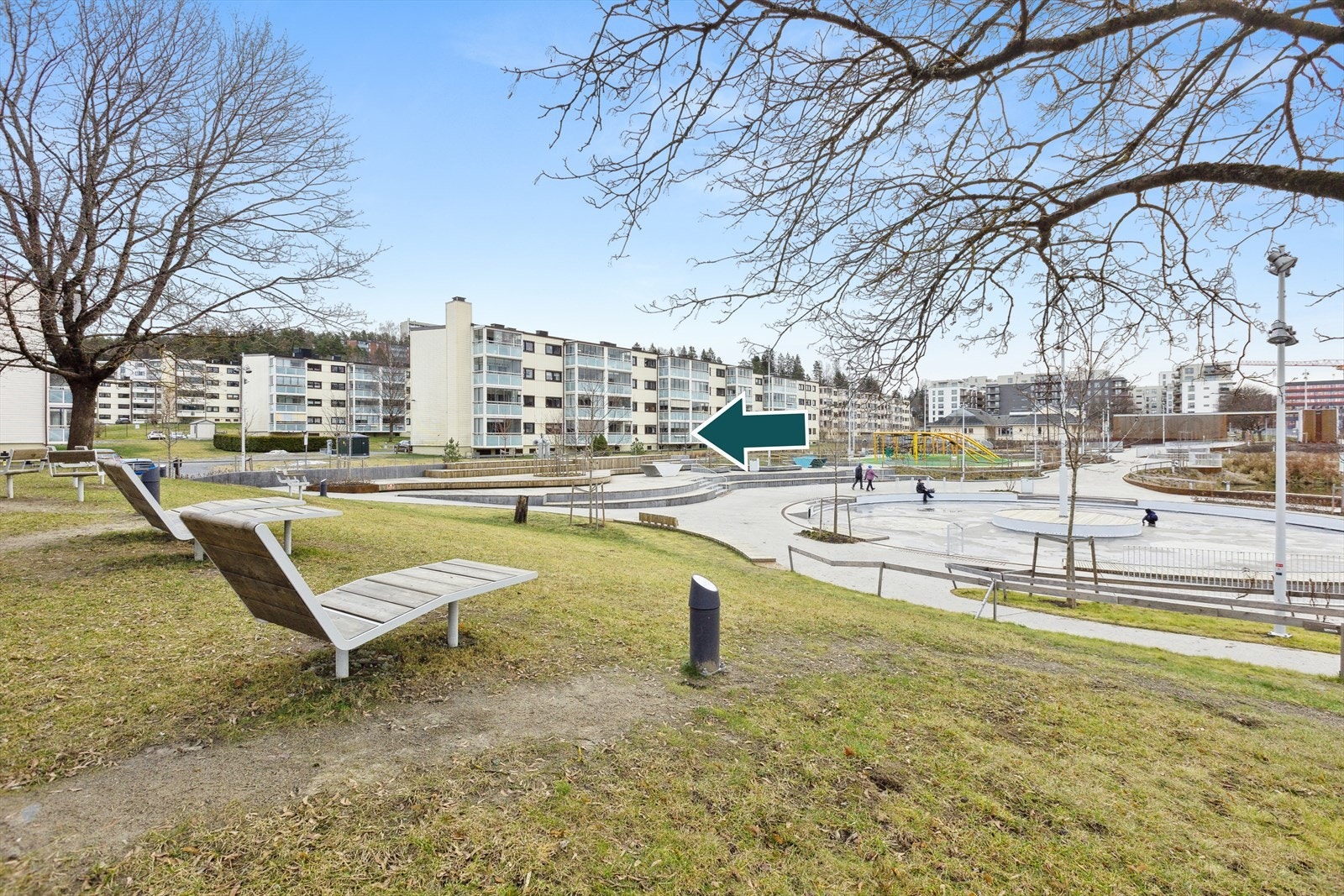 Attraktiv beliggenhet ved flotte Skårerparken. Galleribilde