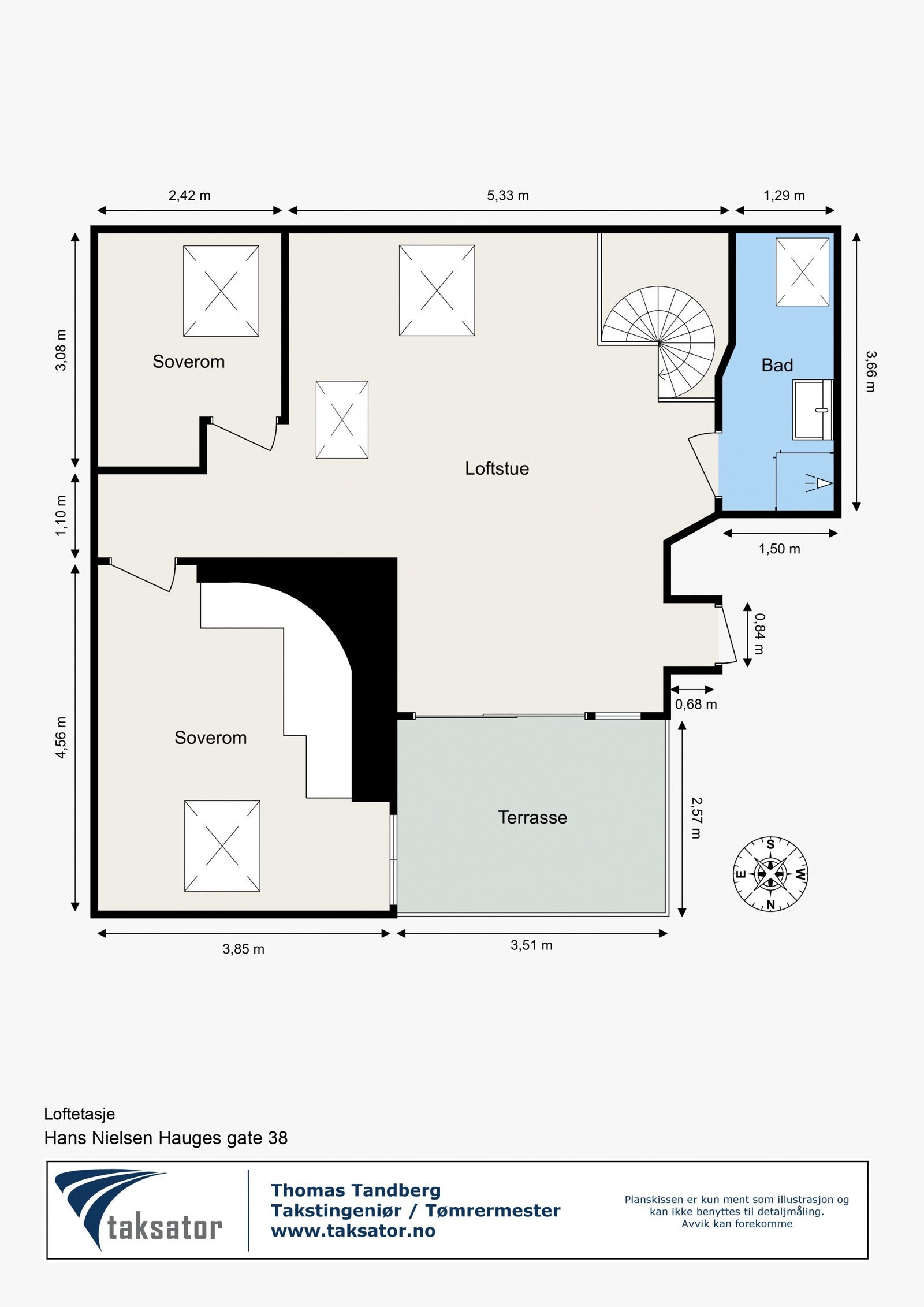 Loftsetasje Galleribilde