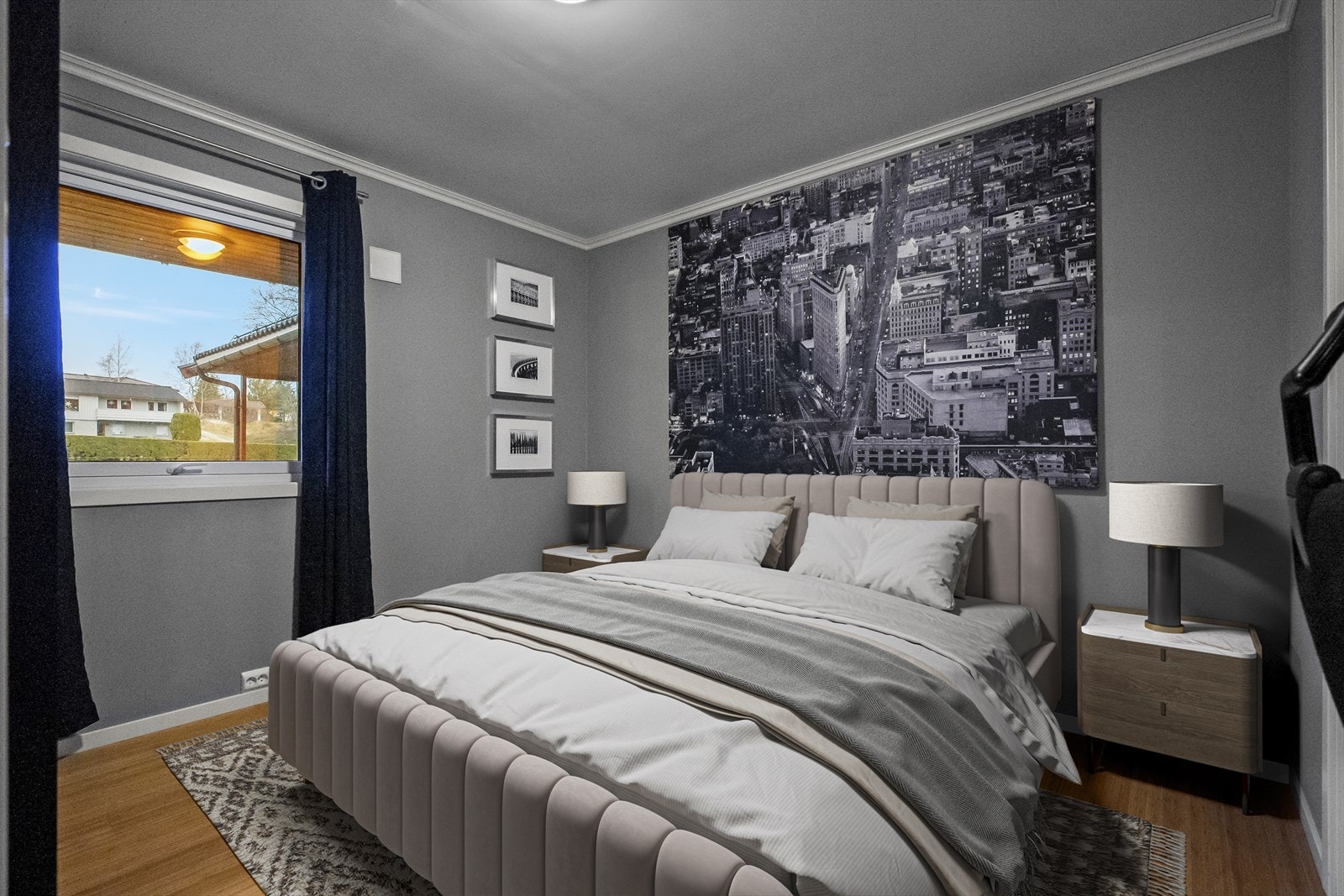 Soverom - digital styling Galleribilde