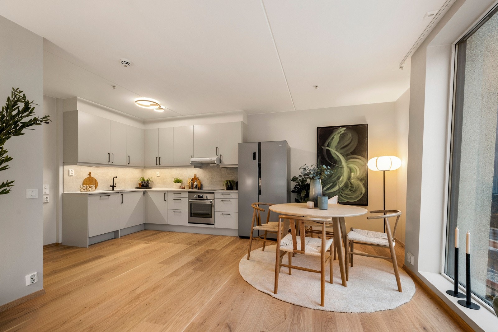 À-konto oppvarming og fyring er inkludert i felleskostnadene. Galleribilde