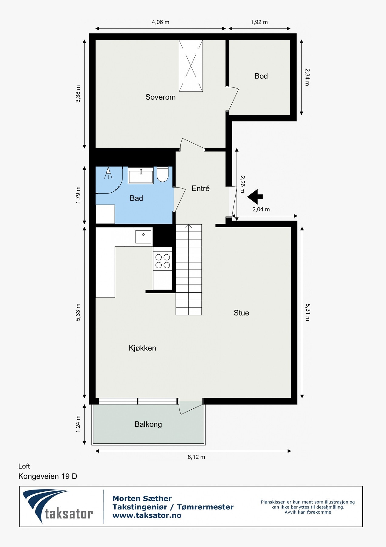 Plantegning av hovedetasje Galleribilde