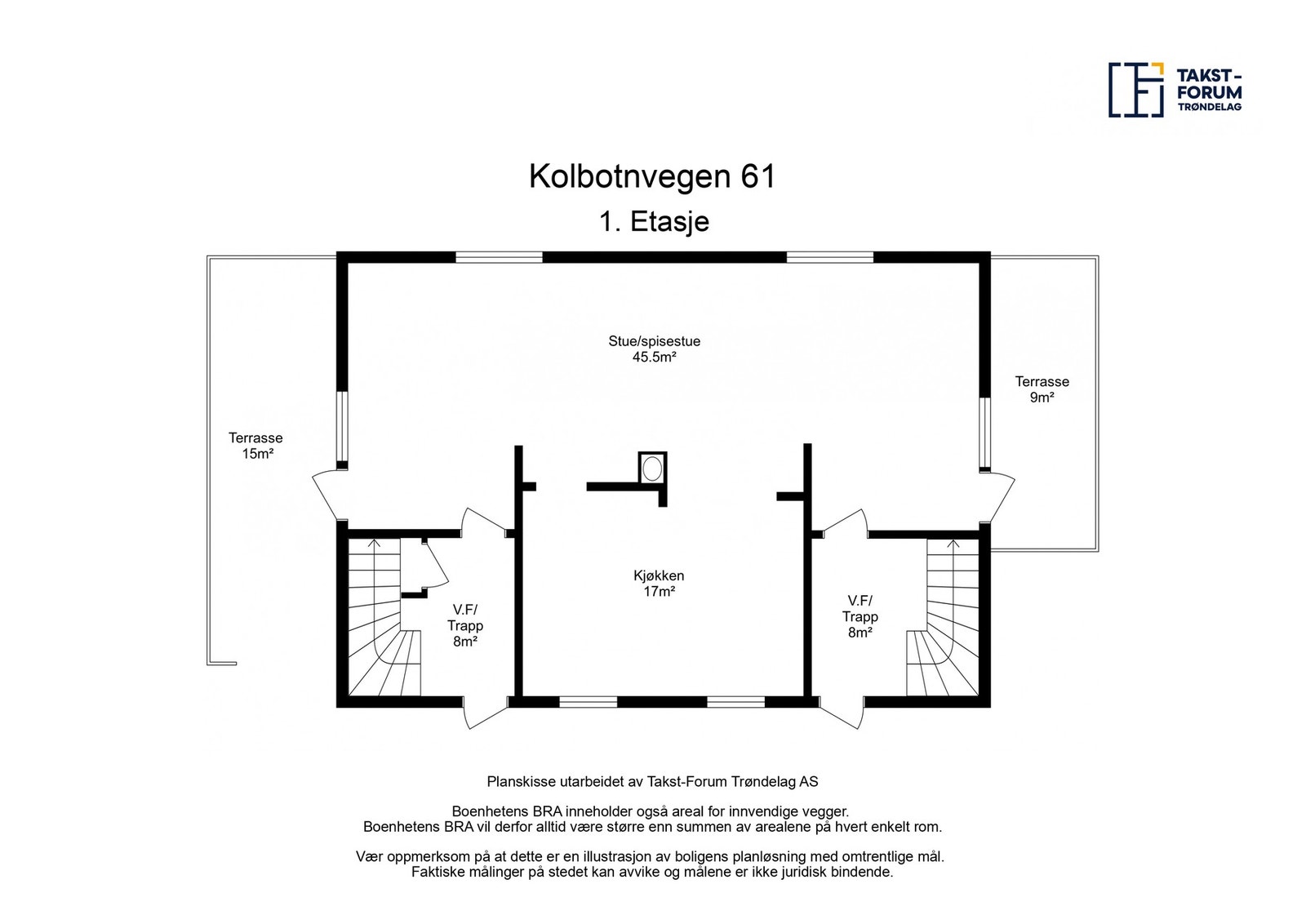 Plantegning - 1. etasje. Galleribilde