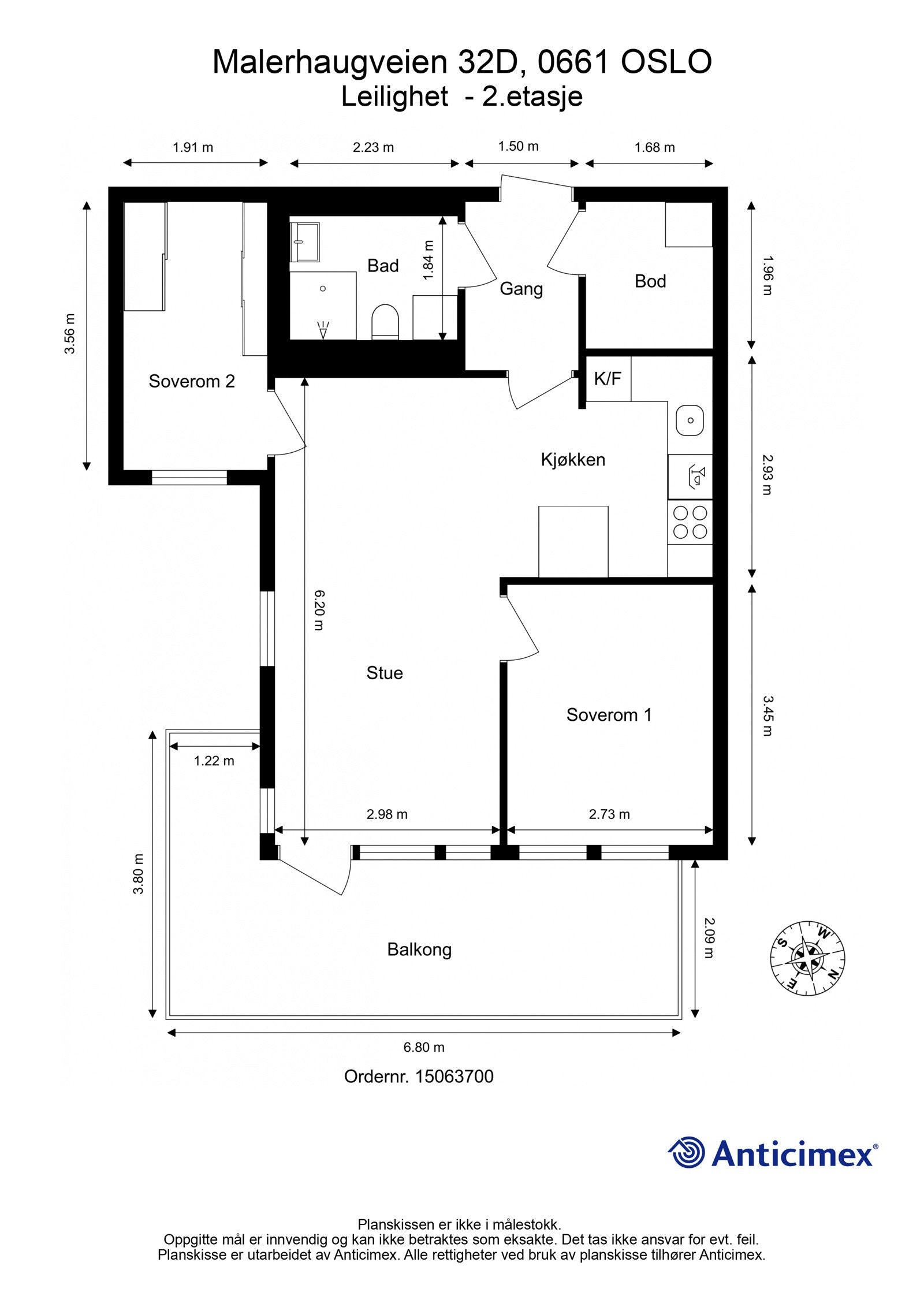 Plantegning Galleribilde