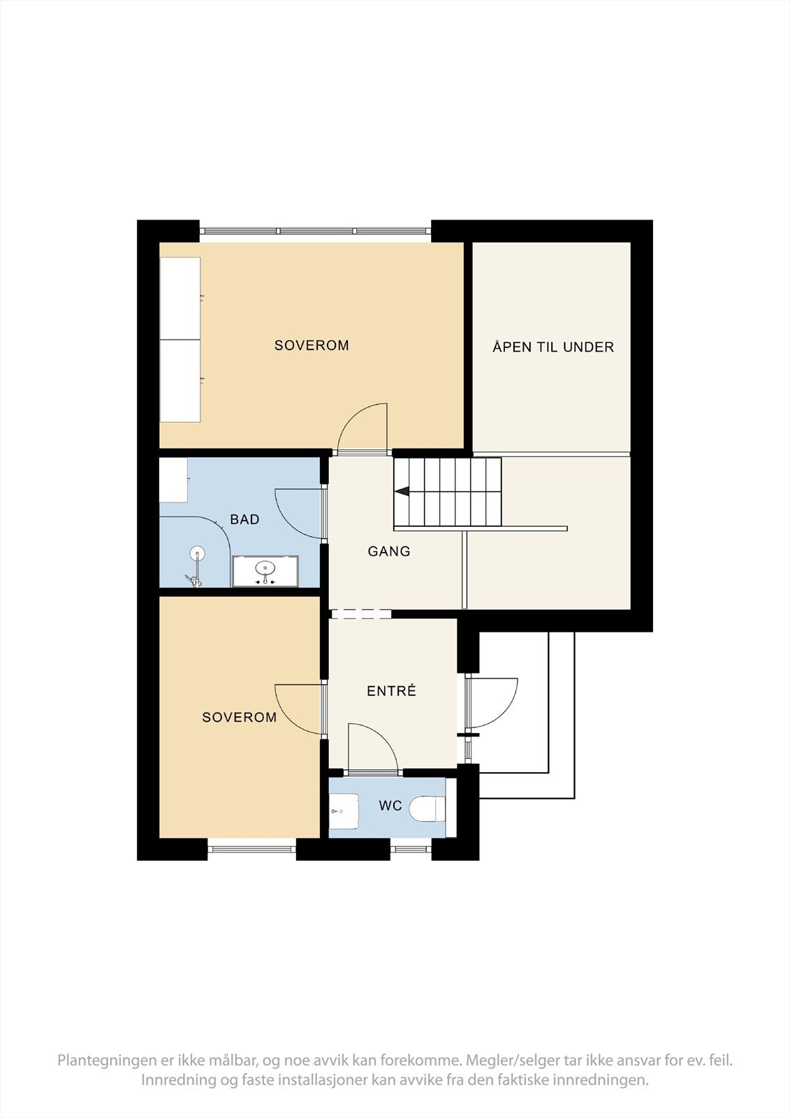 Plantegning - 1. etasje. Galleribilde