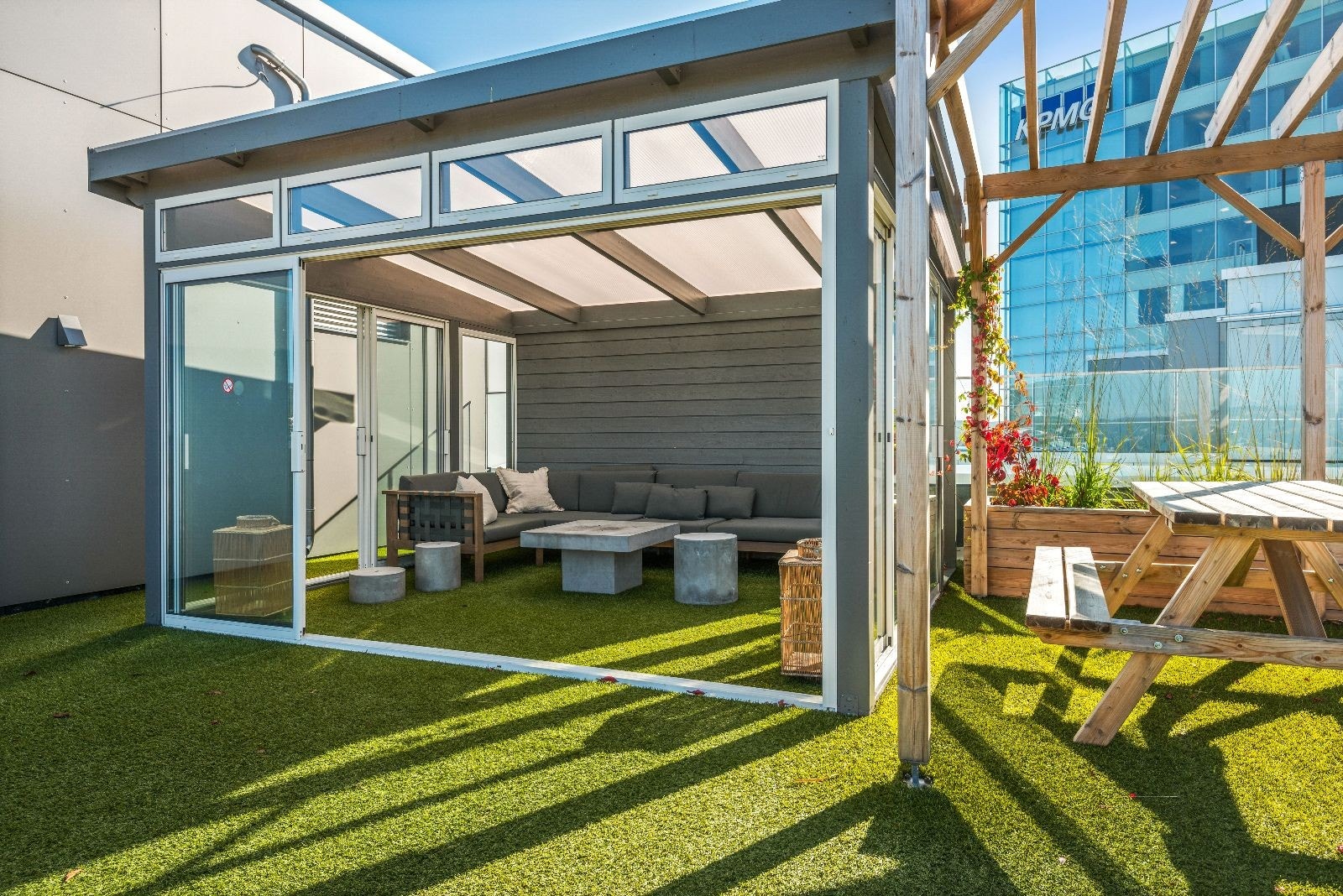 Takterrasse. Galleribilde