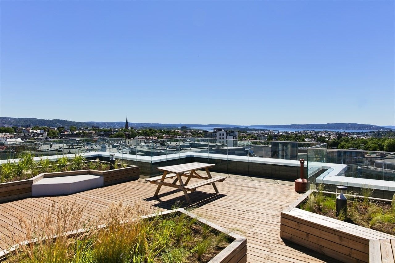 Takterrasse. Galleribilde