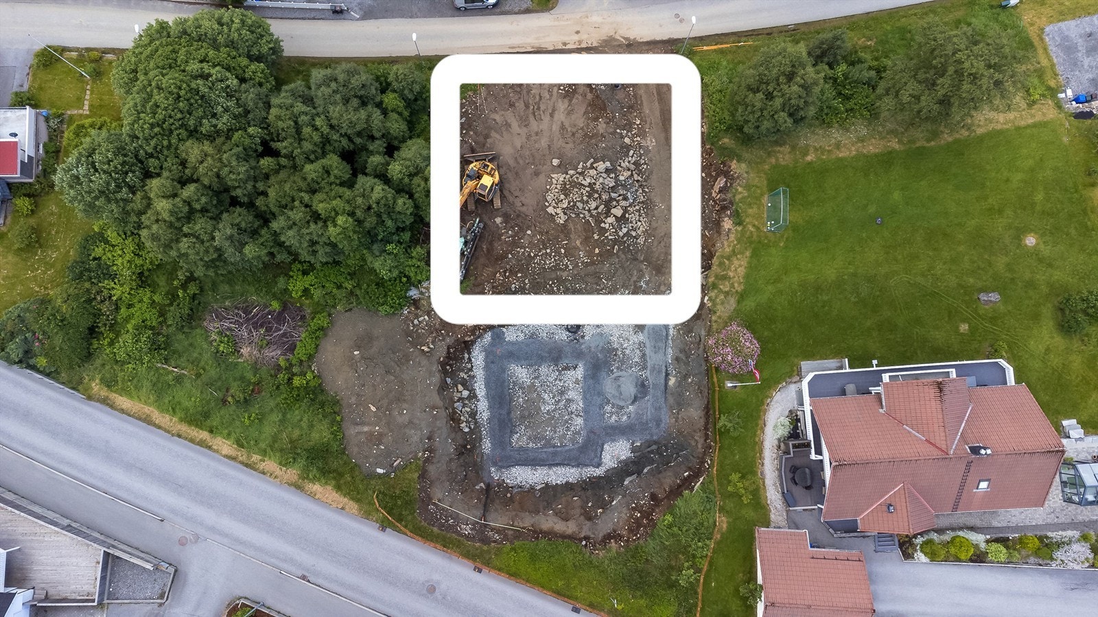 Ca-område for tomta Galleribilde
