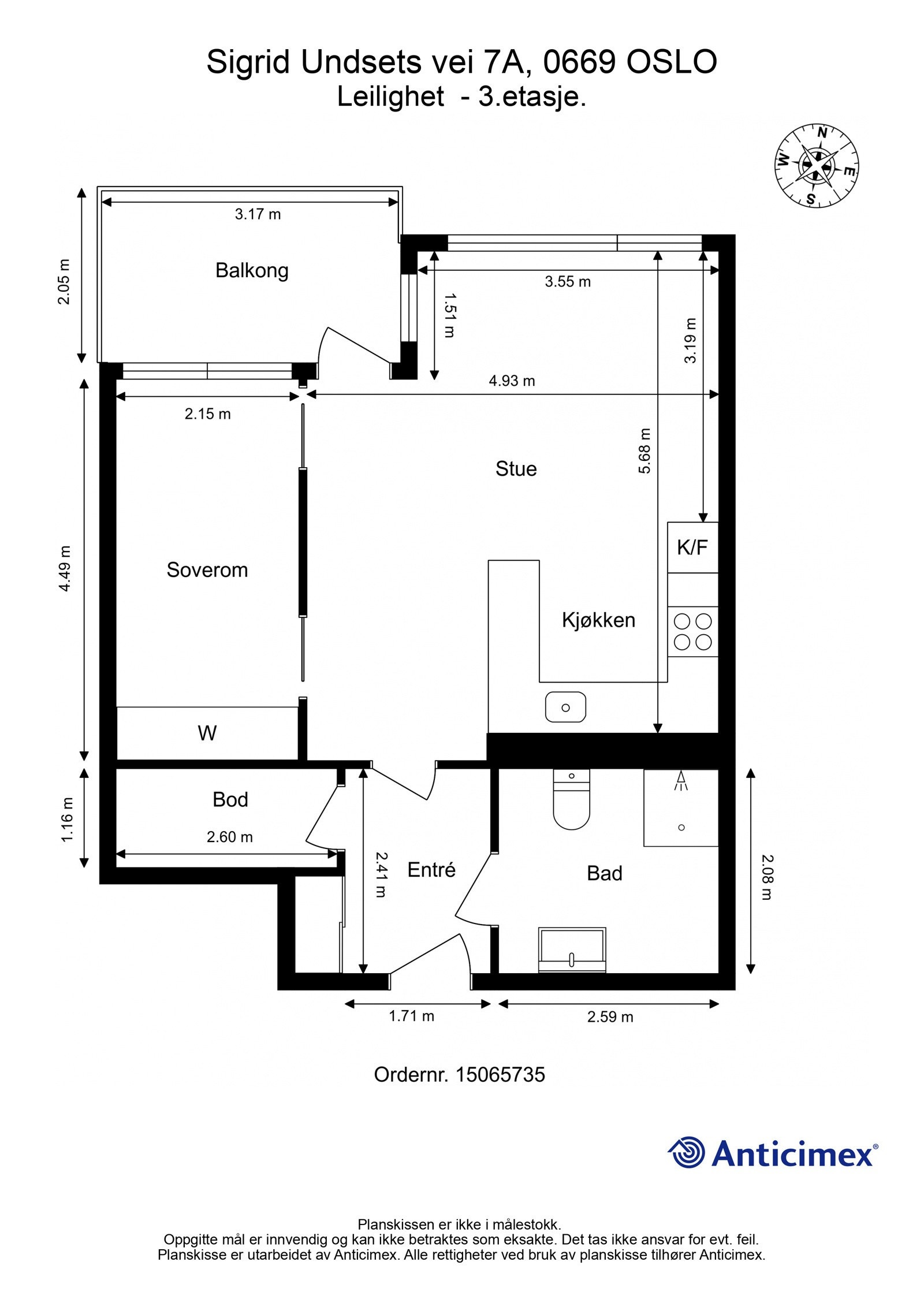 Plantegning Galleribilde