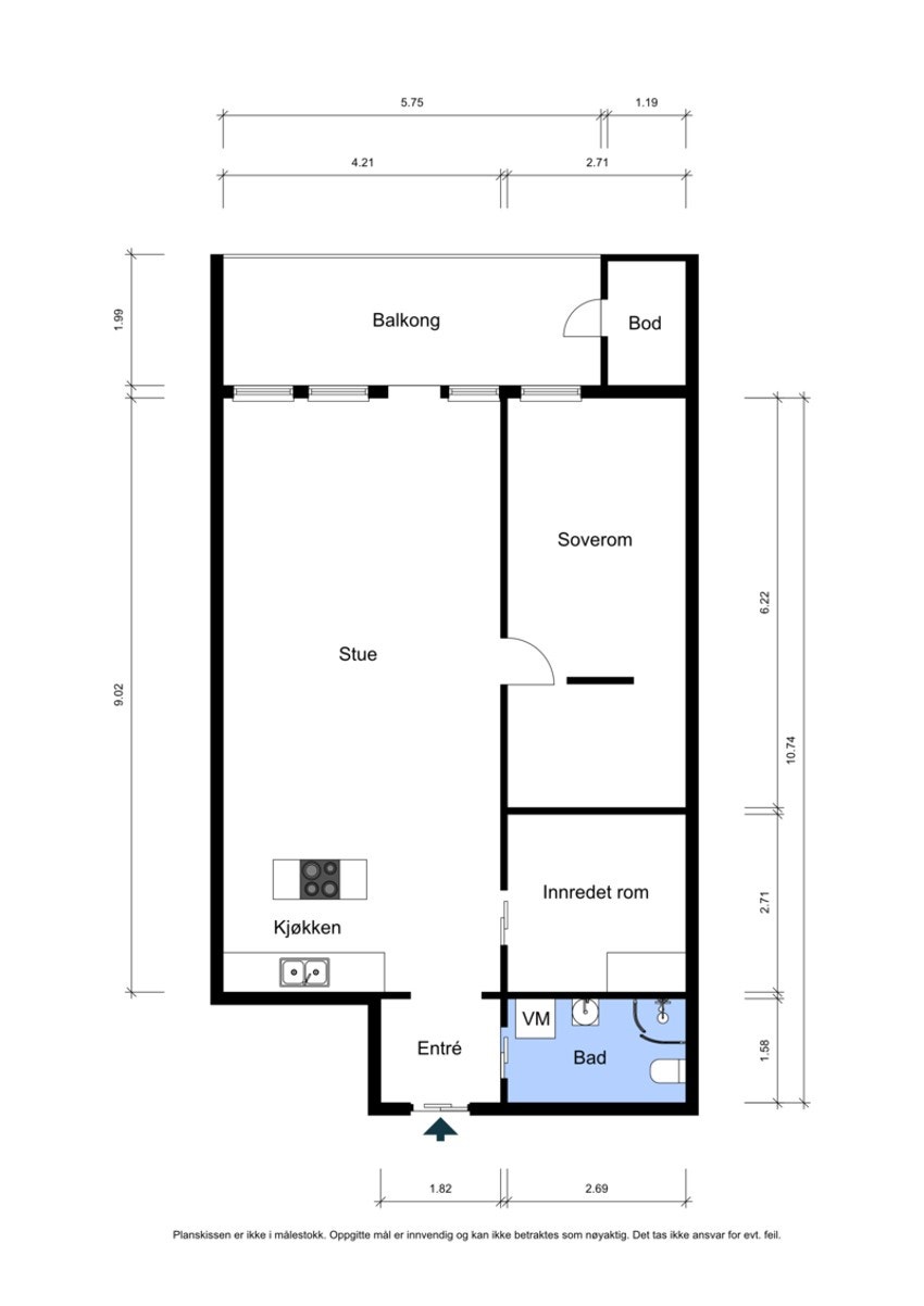 Plantegning. Galleribilde