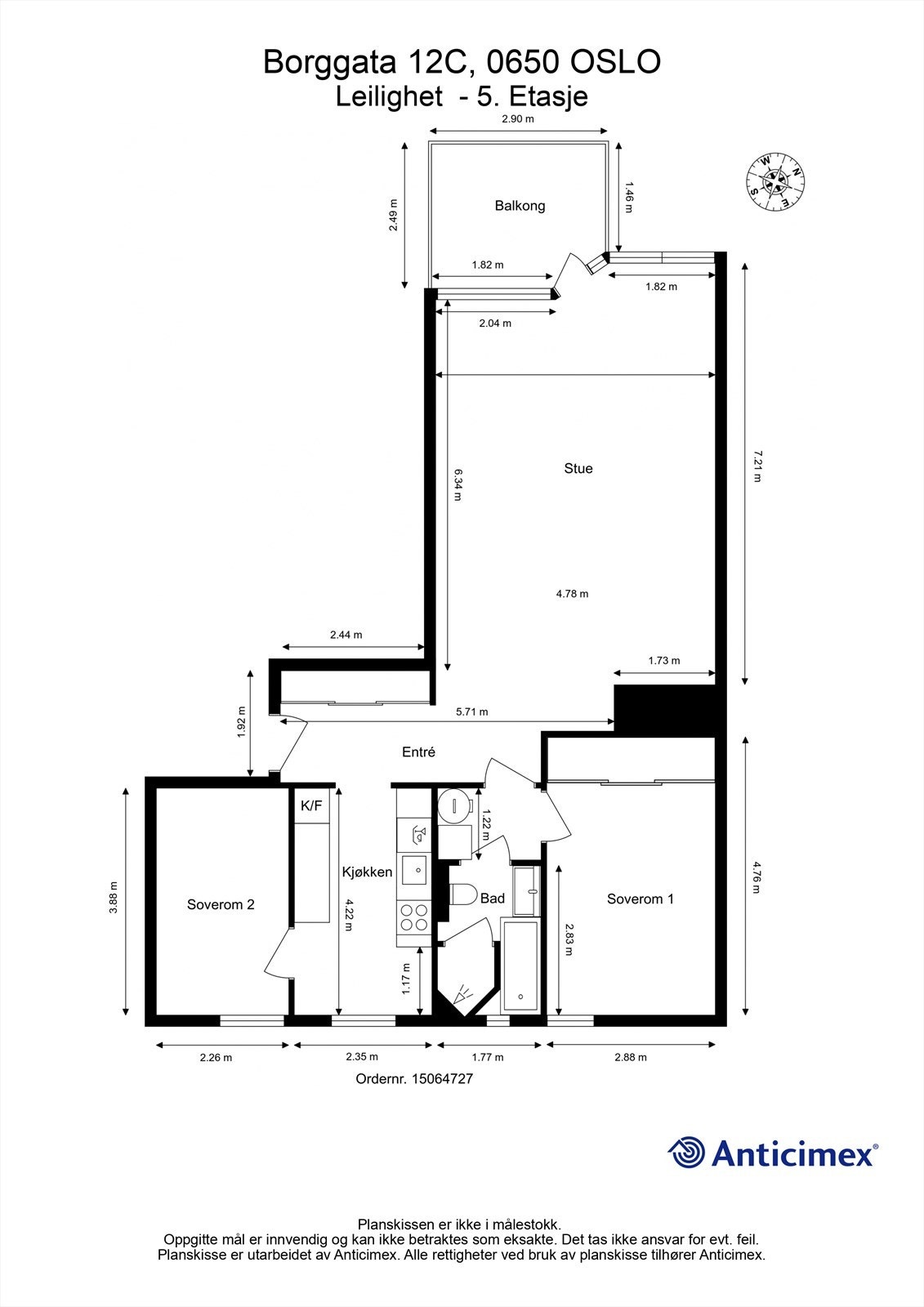 Plantegning Galleribilde