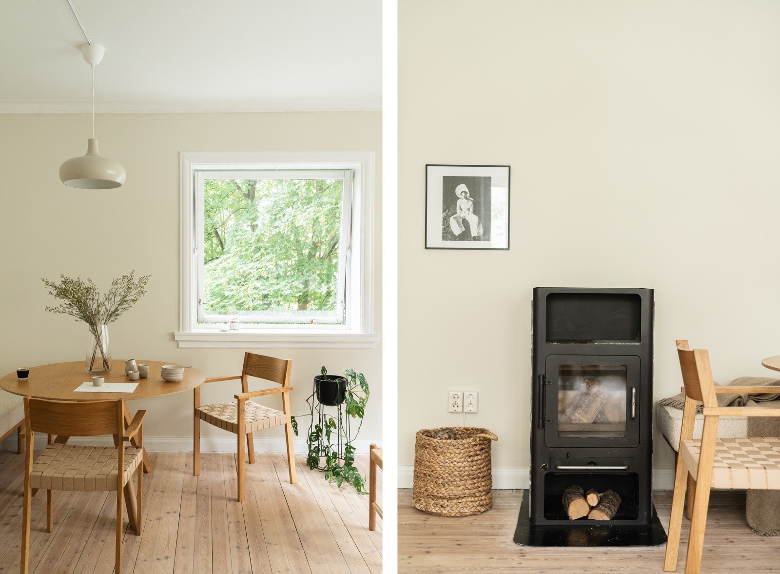 Peisen bidrar godt med både varme og hygge. Galleribilde