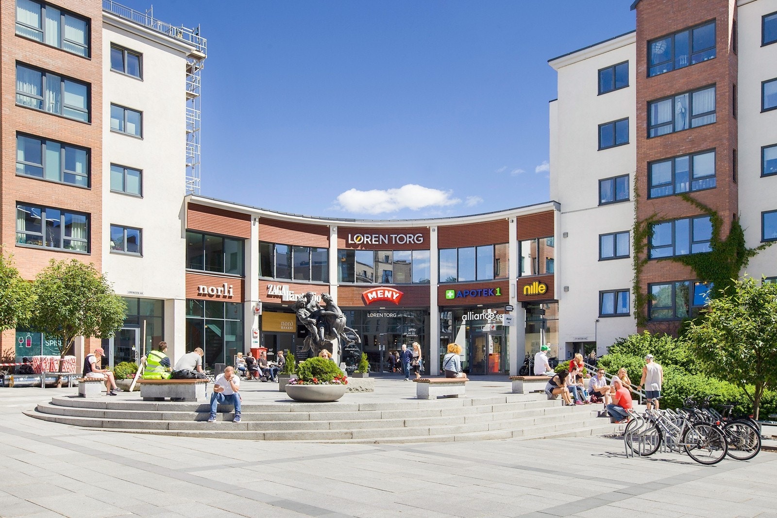 Kort vei til Løren Torg Galleribilde