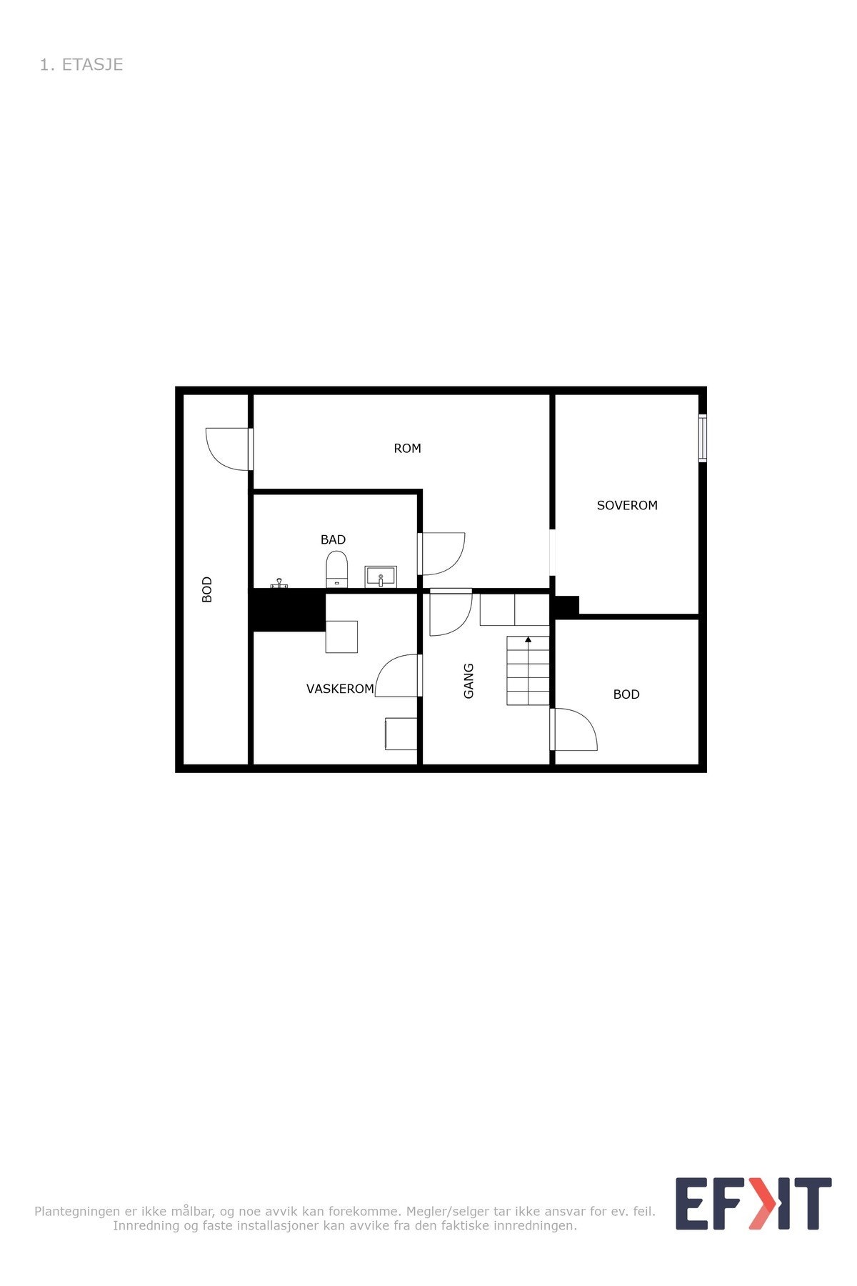 Planløsning kjeller Galleribilde