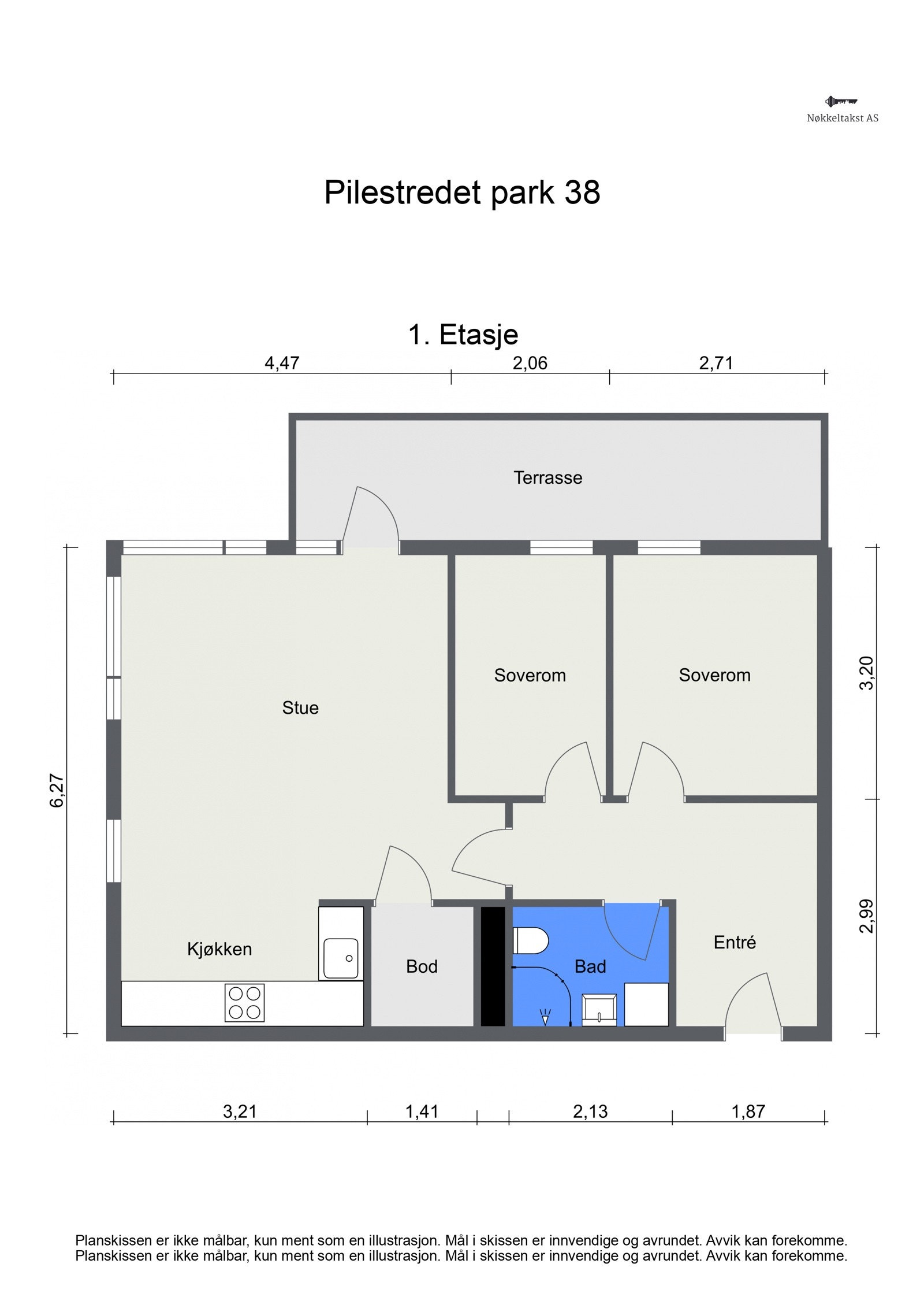 Plantegning Galleribilde