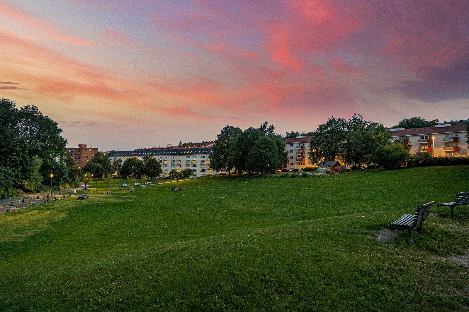 Nydelige Iladalen park like i nærheten Galleribilde