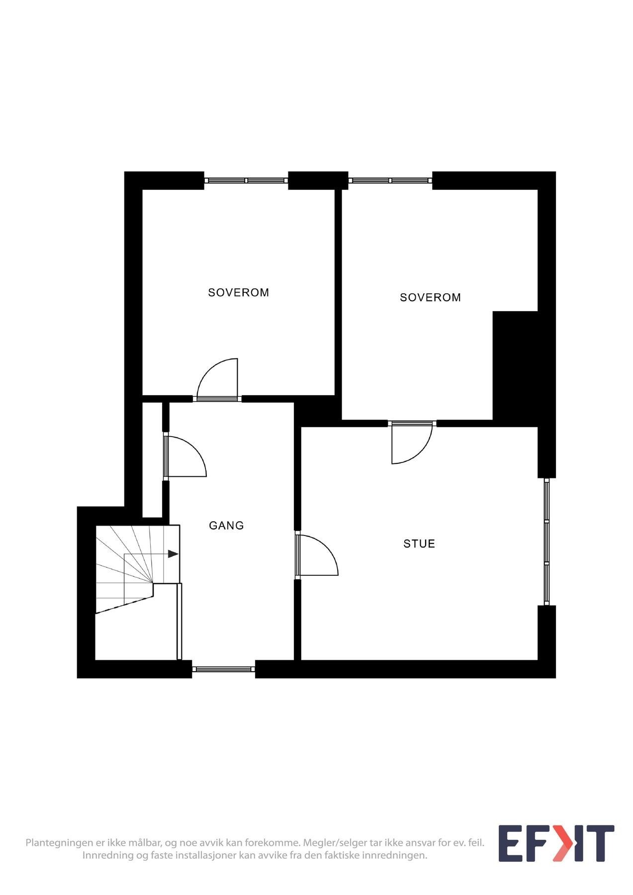 Planskisse 2.etg. Galleribilde