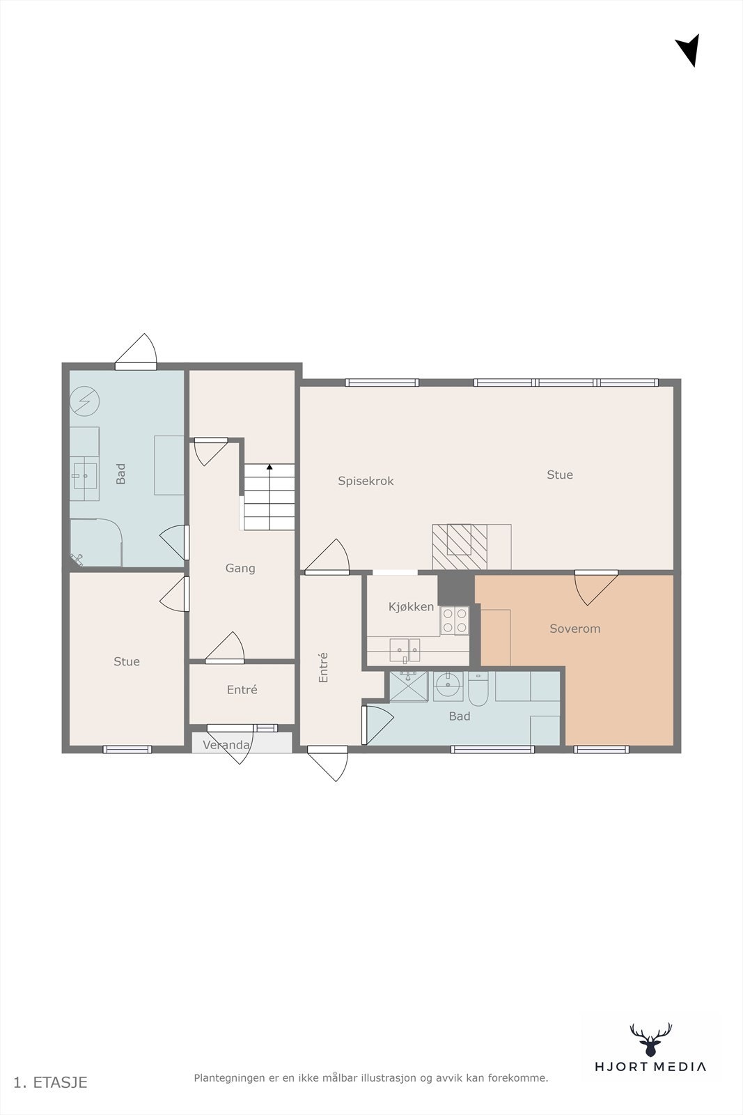 Plantegning Galleribilde