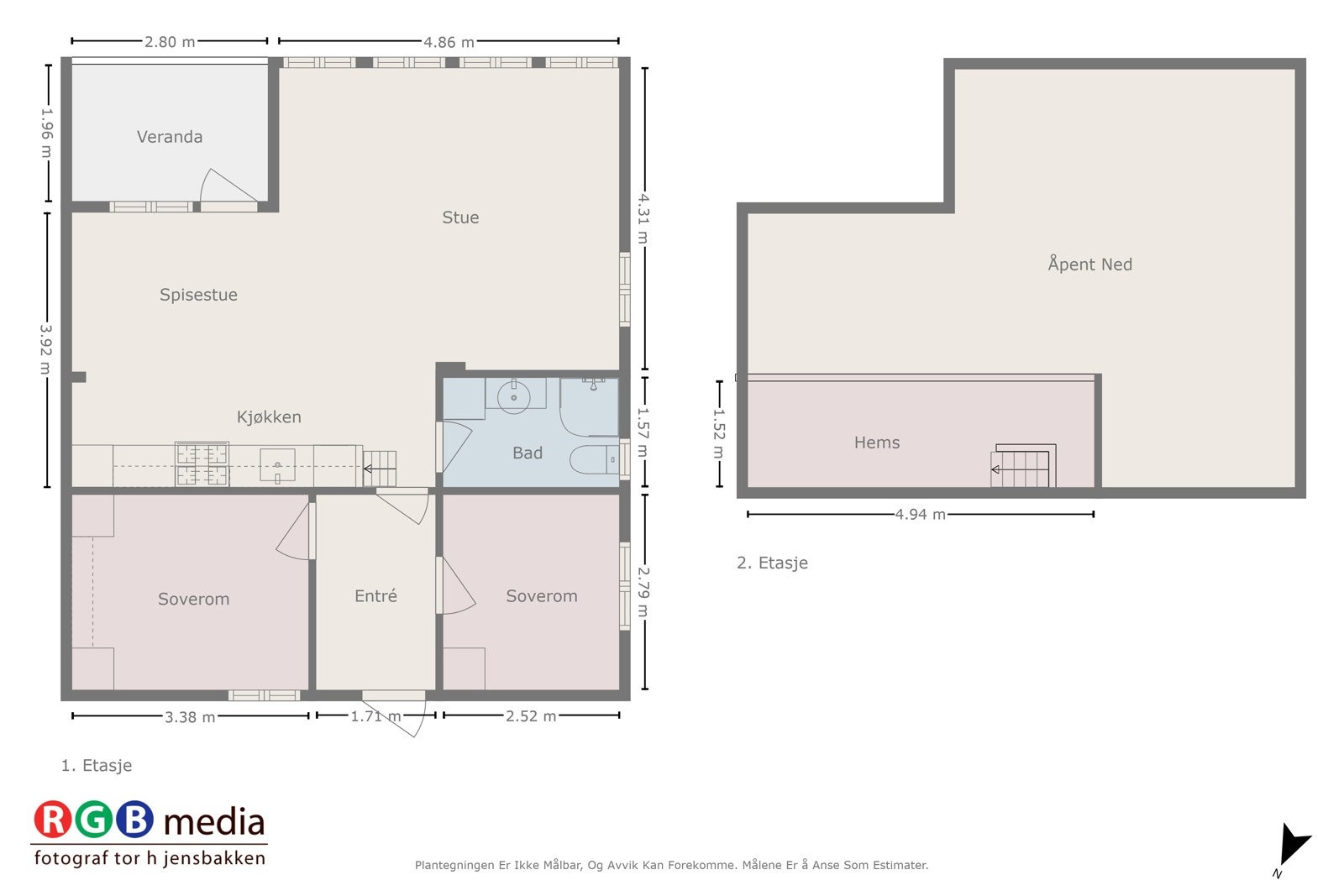 Planskisse Galleribilde