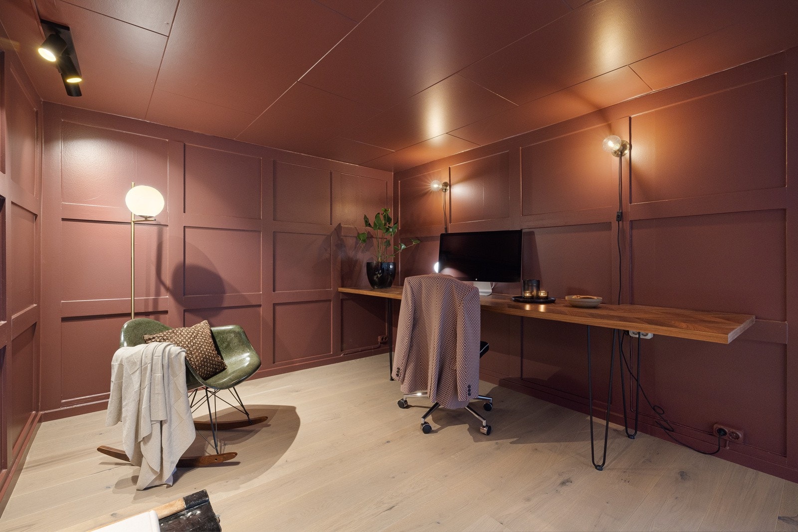 Fargekombinasjonene gir rommet en spennende og personlig karakter. Galleribilde