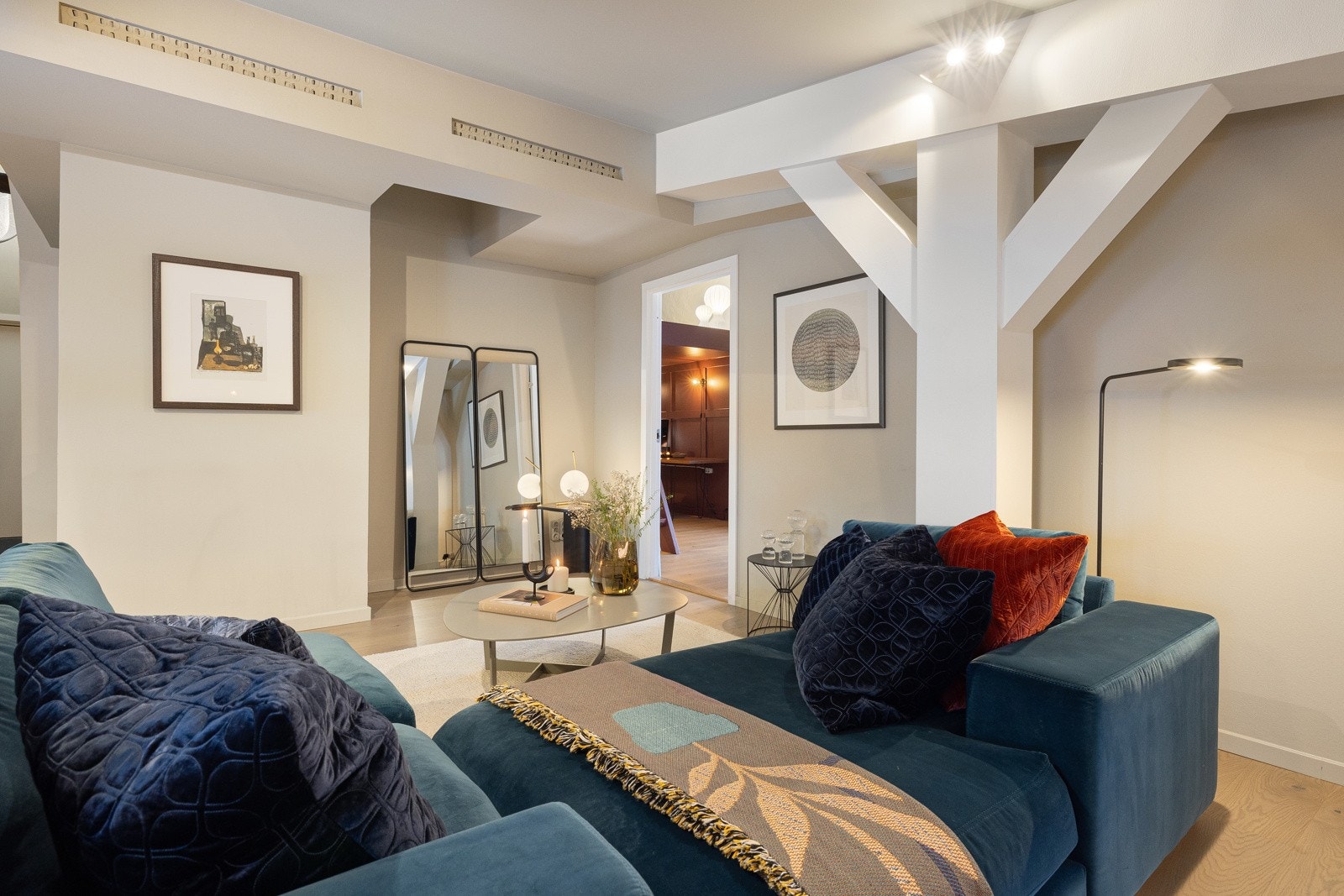 Leiligheten er enkel å innrede. Galleribilde