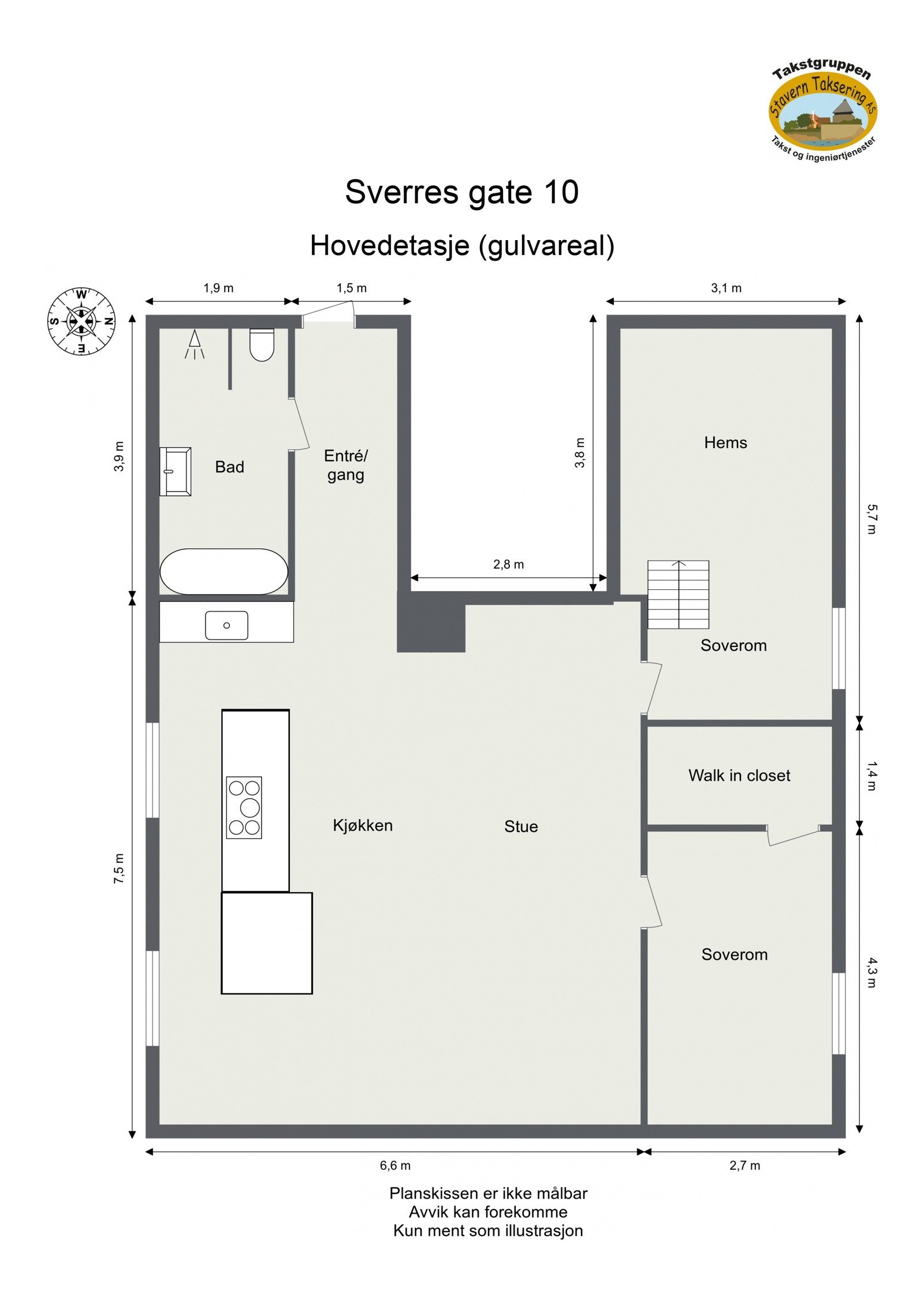 Plantegning. Galleribilde