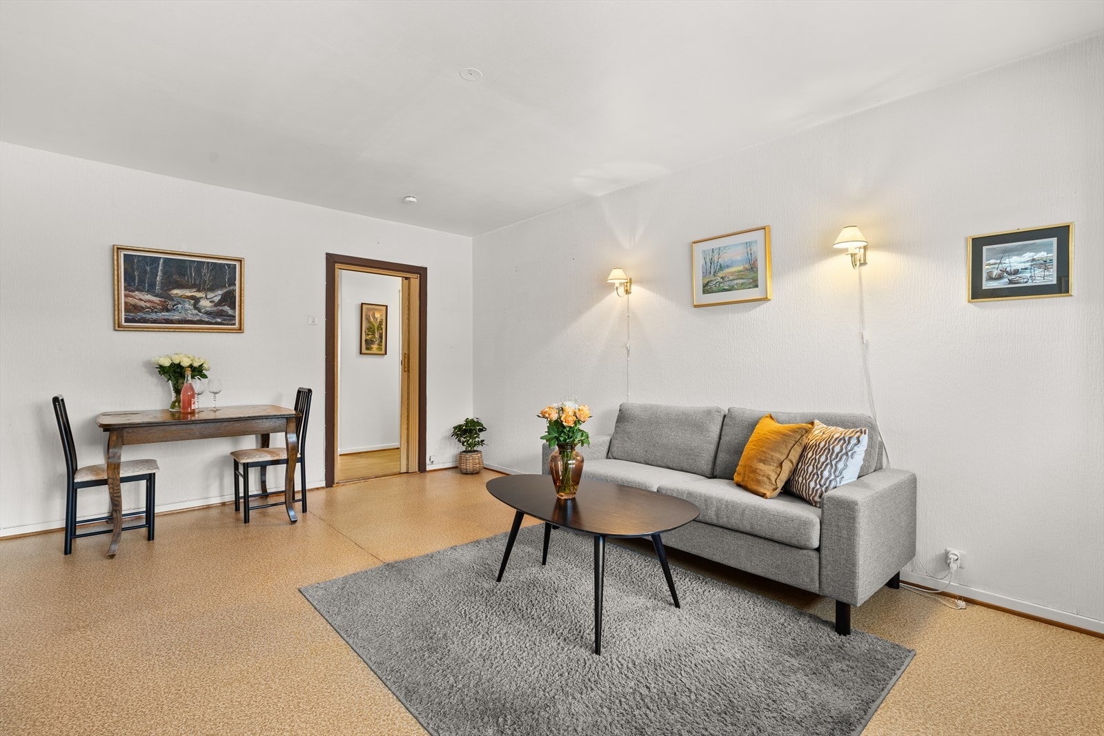 Leiligheten har en god og funksjonell planløsning med mulighet for å etablere et ekstra soverom Galleribilde