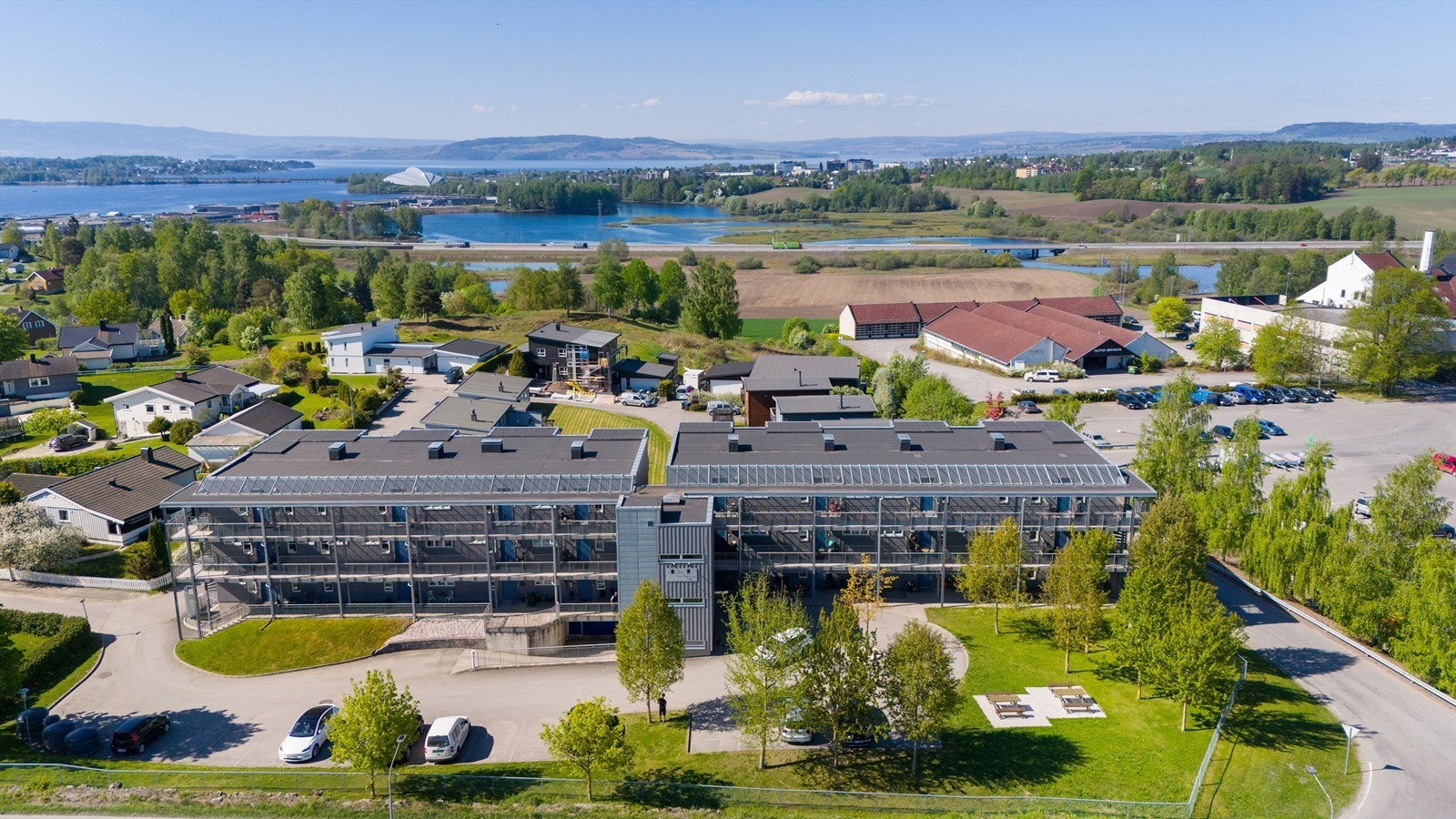 Dronefoto Galleribilde