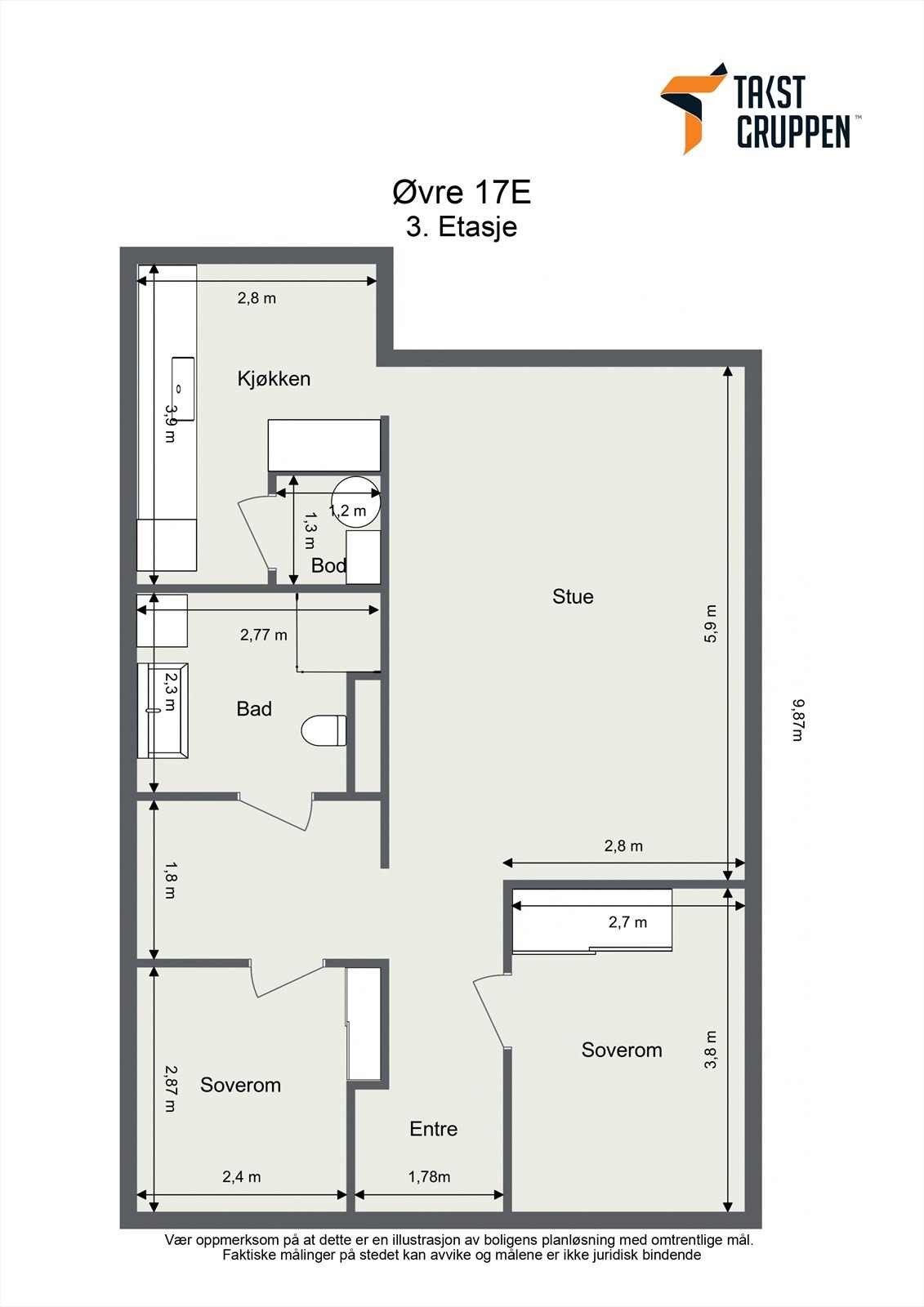Plantegning Galleribilde