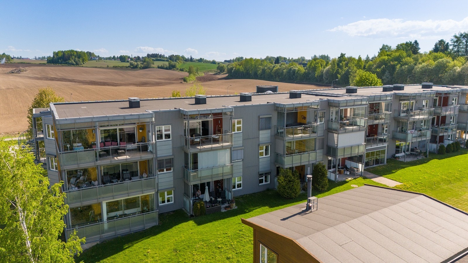 Dronefoto Galleribilde