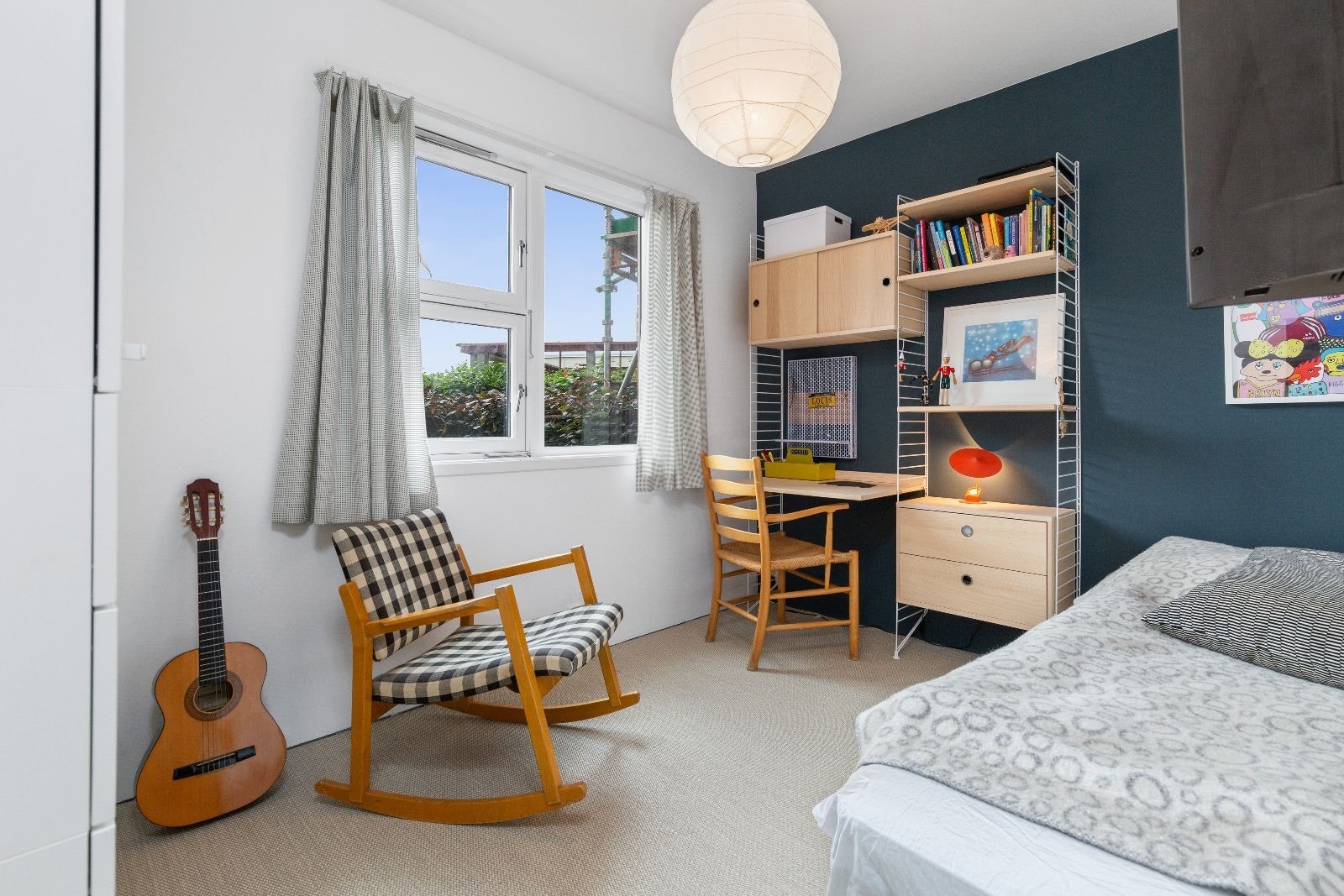 Soverom 4 har også garderobeskap og god plass til seng, skrivebord etc. Galleribilde