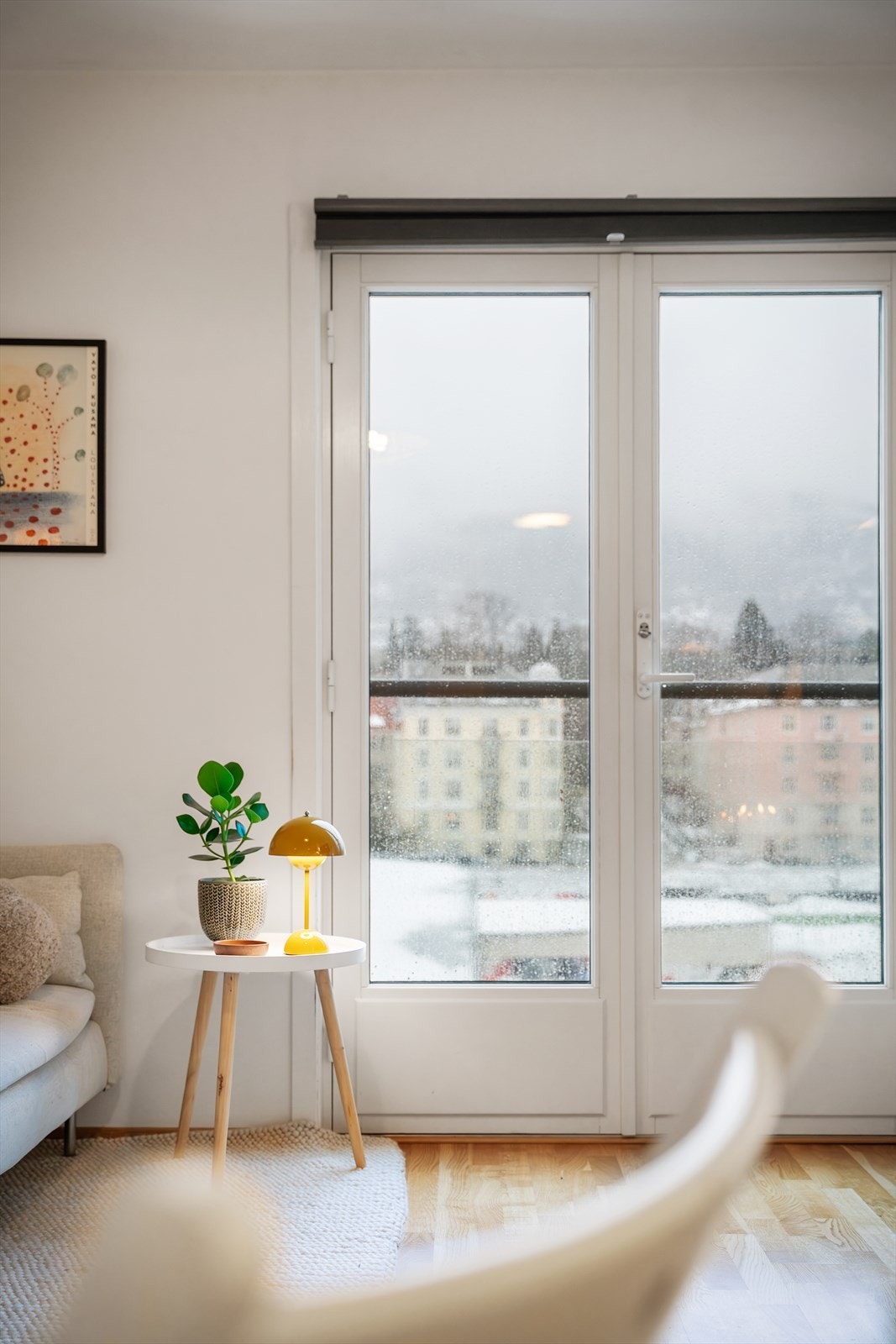 - Leiligheten byr vanligvis på flott utsikt opp mot Fløyen - Galleribilde