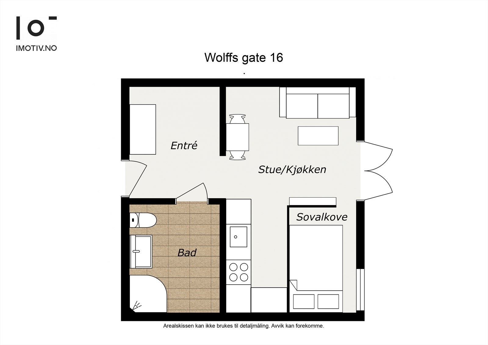 - I tillegg disponerer leiligheten en ekstern bod på 2,5 m² - Galleribilde