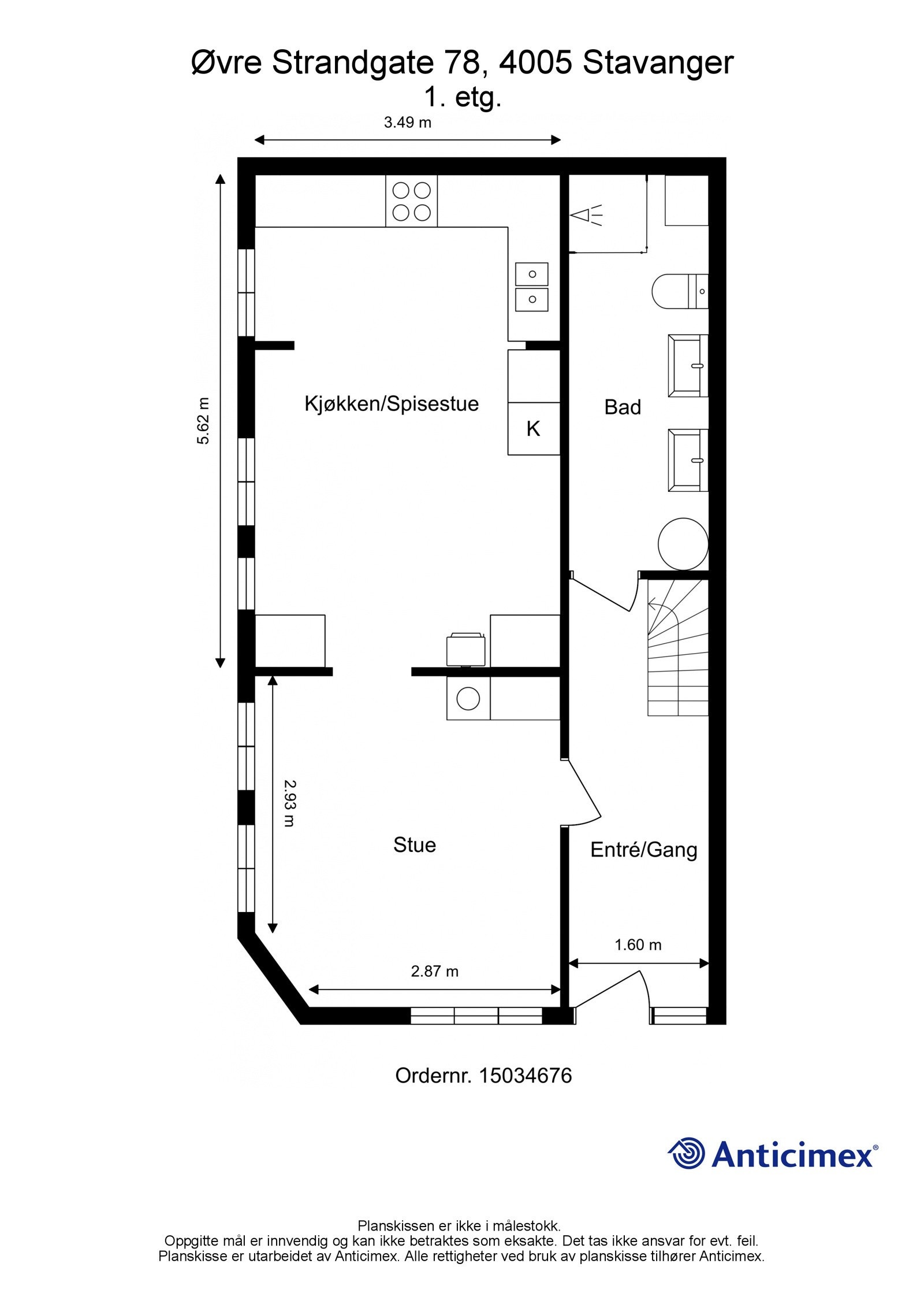 Plantegning | 1. etasje Galleribilde