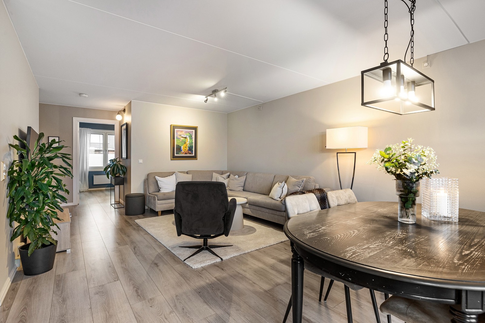 Leiligheten er gjennomgående og har en praktisk planløsning. Galleribilde