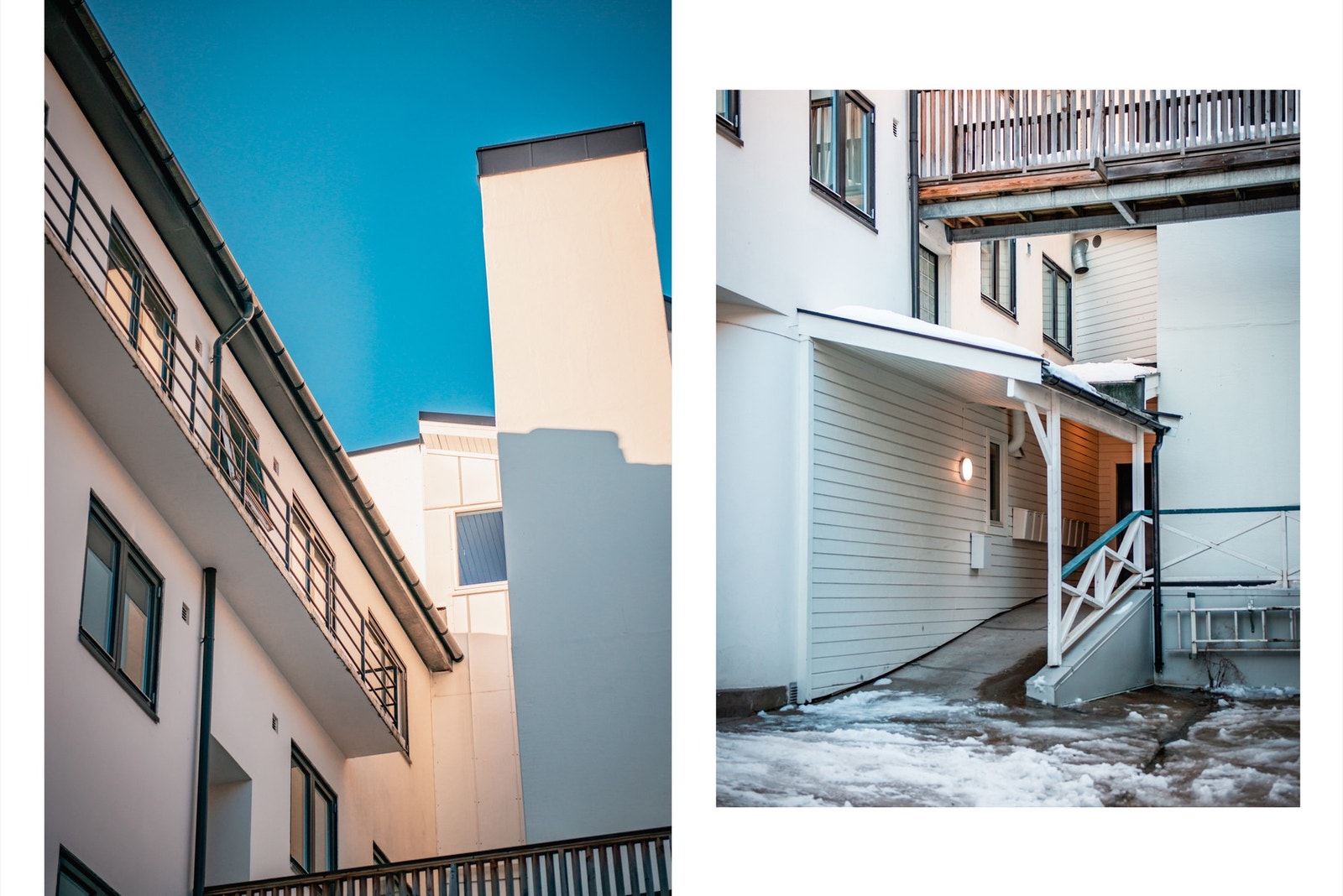Adkomst fra bakgård. Galleribilde