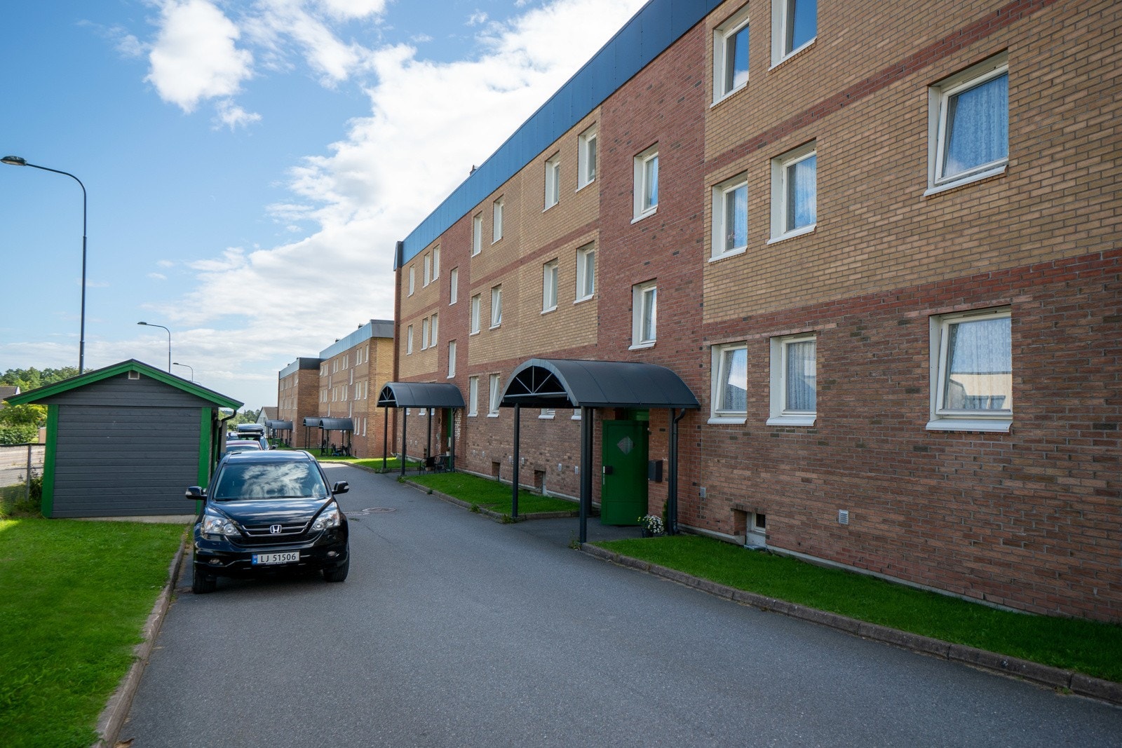 Hovland Borettslag har 4 ladestasjoner for el-biler. Galleribilde