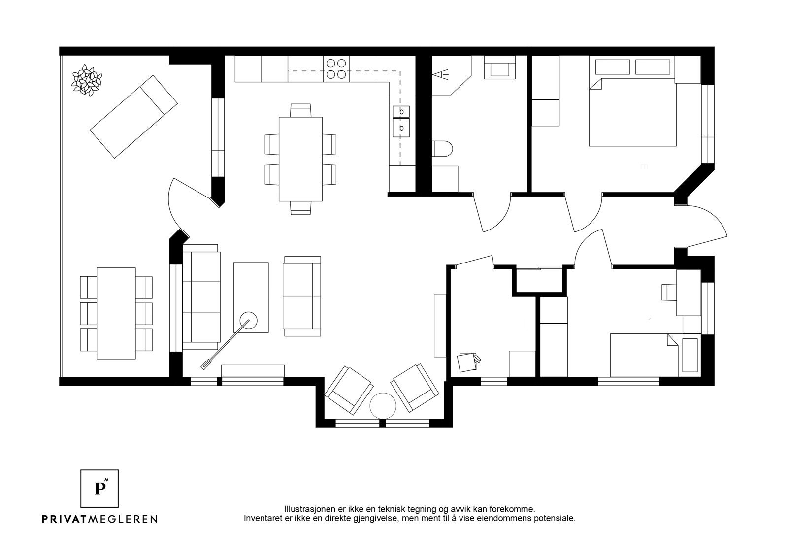 Planløsningen Galleribilde