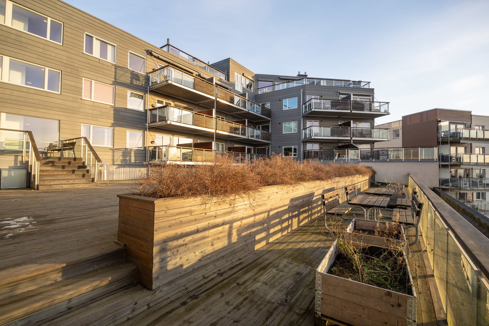 Felles takterrasse | 5. etasje. Galleribilde