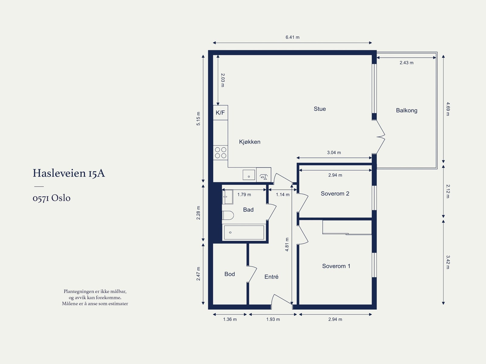 Plantegning | 5. etasje Galleribilde