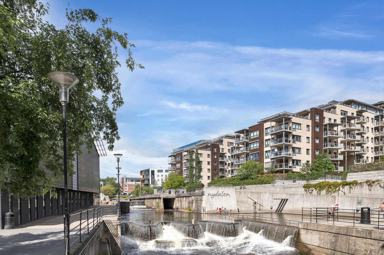 Varme sommerdager kan nytes ved de idylliske badeplassene, Nydalsdammen og Brekkedammen Galleribilde