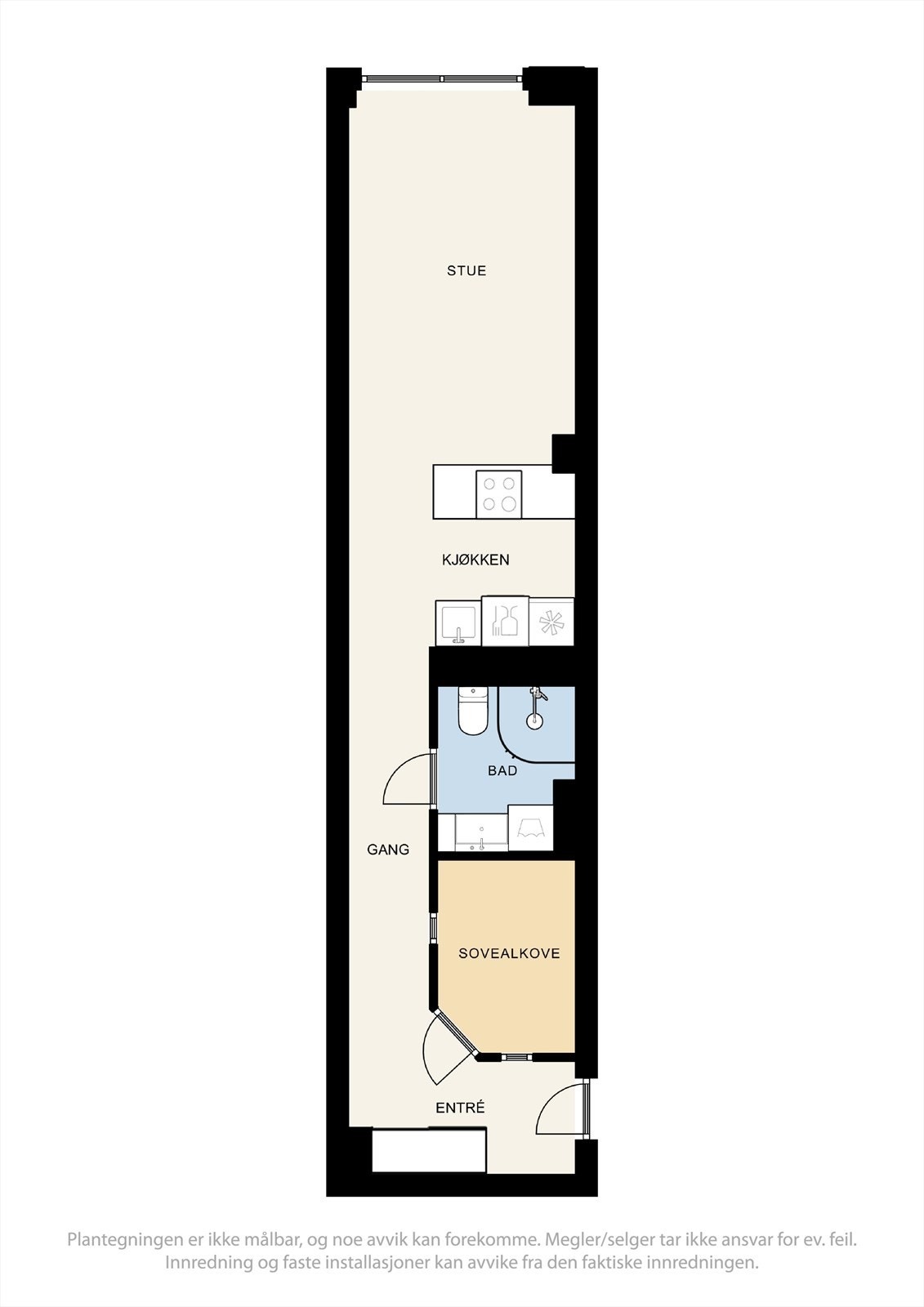 Plantegning - 2. etasje med heisadkomst. Galleribilde